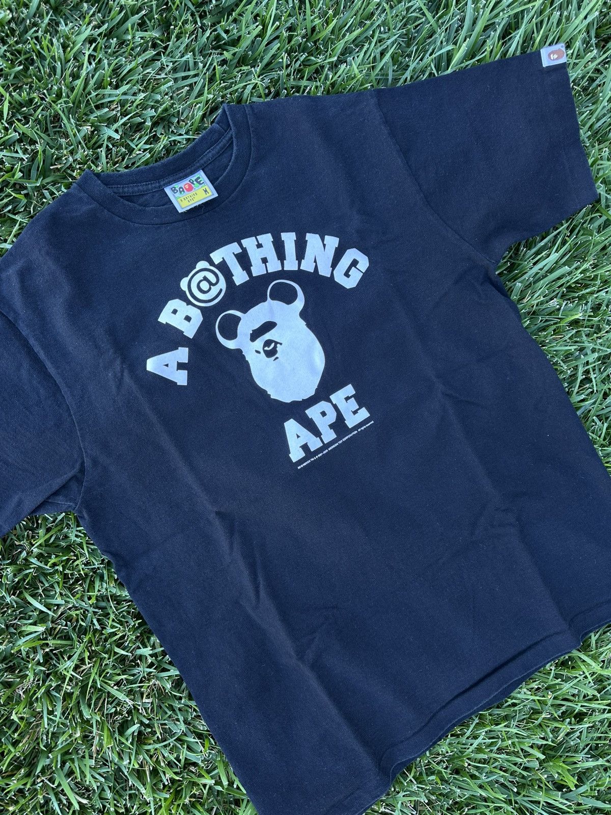Bape × Medicom Toy Bape x Medicom Toy Be@r Brick College Bear T-Shirt Medium Size US M / EU 48-50 / 2 - 1 Thumbnail