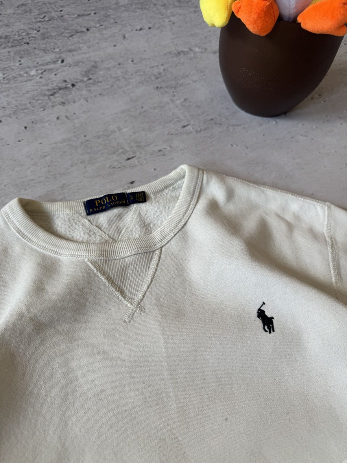 Polo Ralph Lauren × Vintage POLO RALPH LAUREN VINTAGE BASIC LOGO OVERSIZE BAGGY SWEATER Size US L / EU 52-54 / 3 - 5 Thumbnail