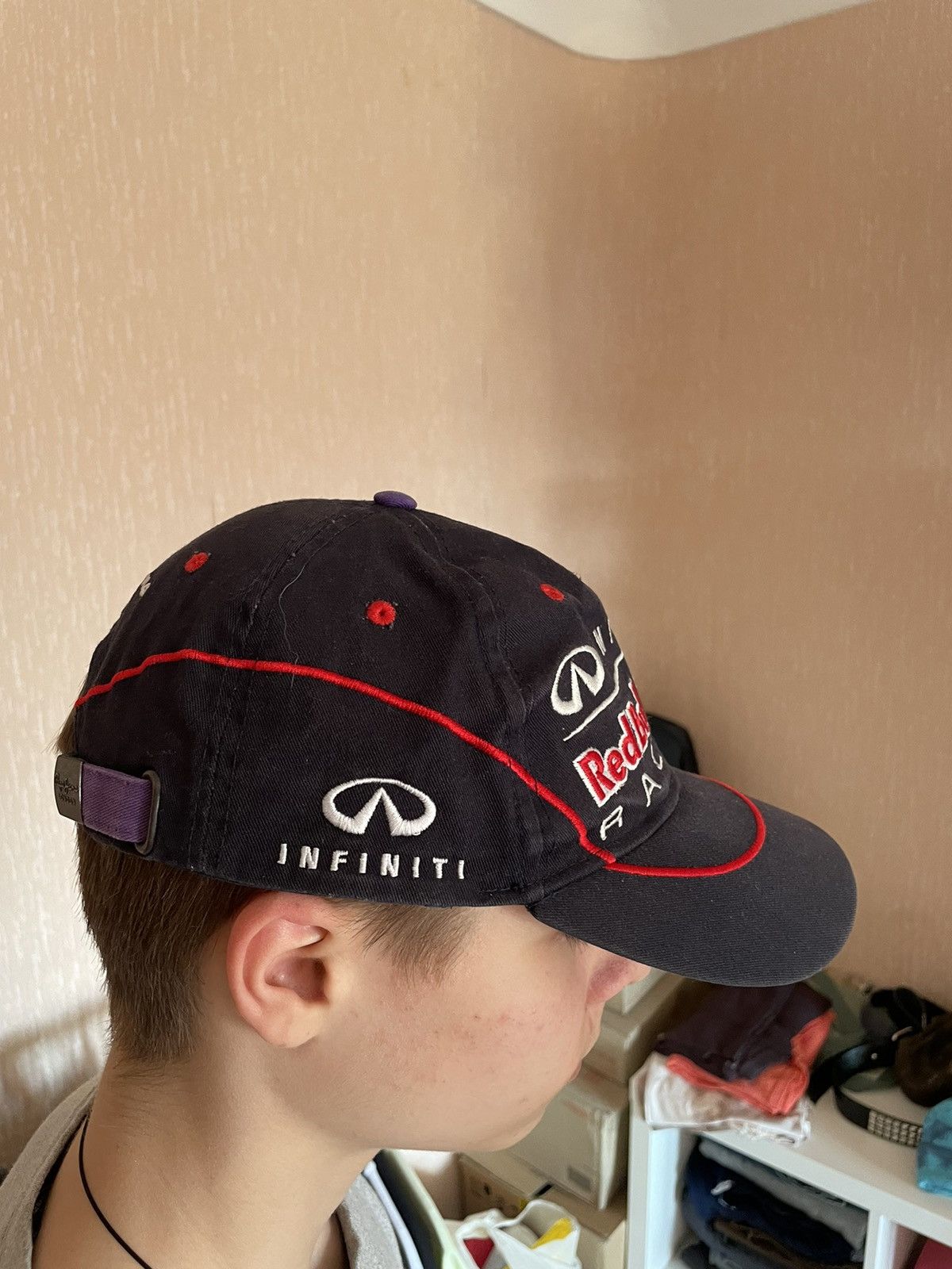 Red Bull × Vintage Vintage Red Bull Racing Infinity Cap Size ONE SIZE - 5 Thumbnail