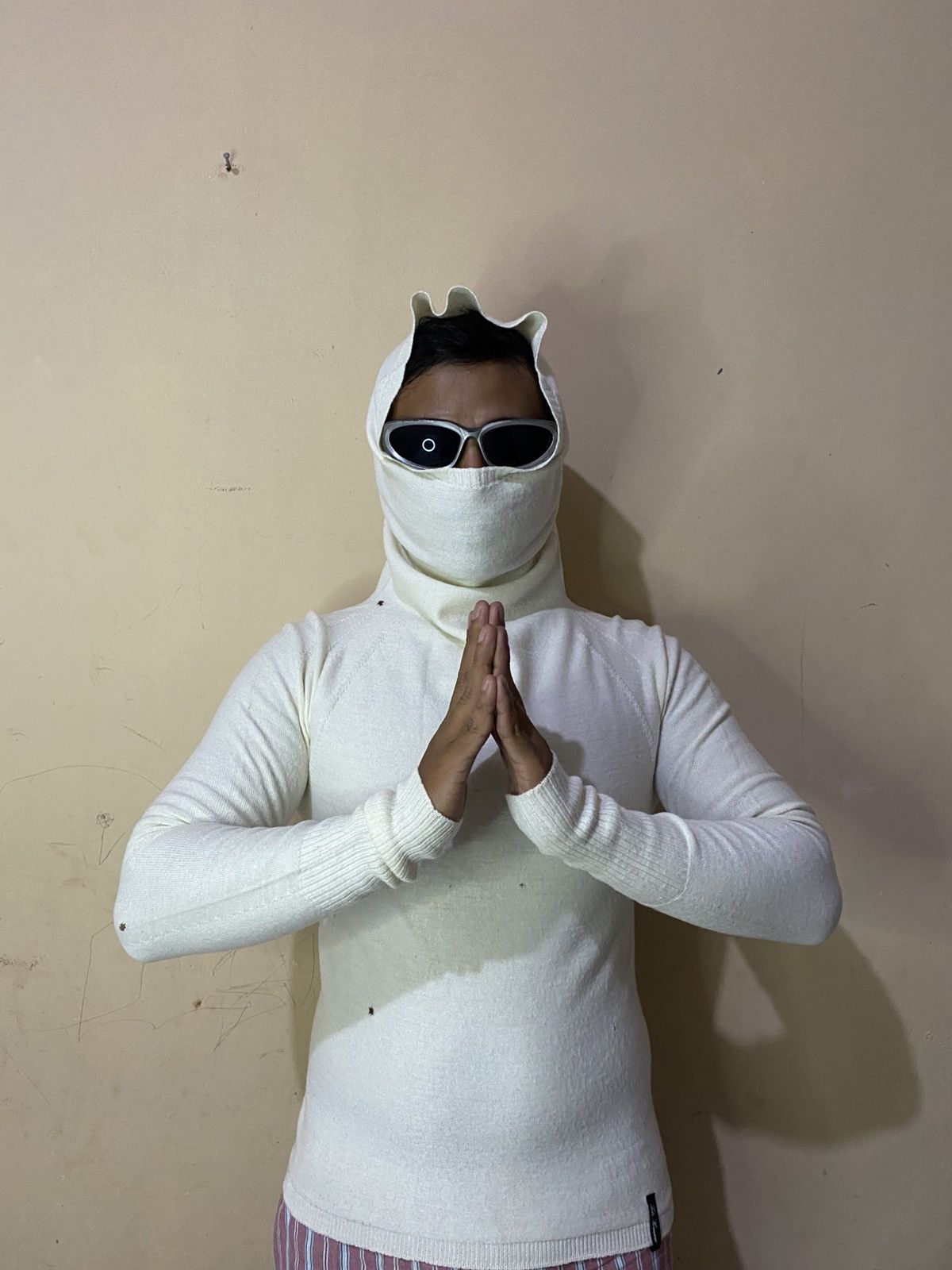 Issey Miyake Rare Issey Miyake Tete Homme Ninja Style Mohair Size US XS / EU 42 / 0 - 1 Thumbnail