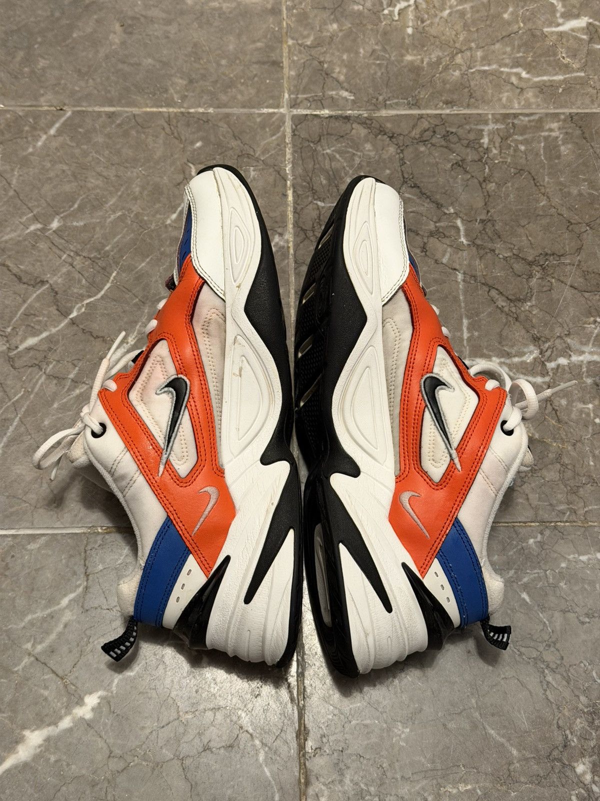 Nike Nike M2K Tekno “Summit White / Black – Team Orange” Size US 8.5 / EU 41-42 - 2 Thumbnail