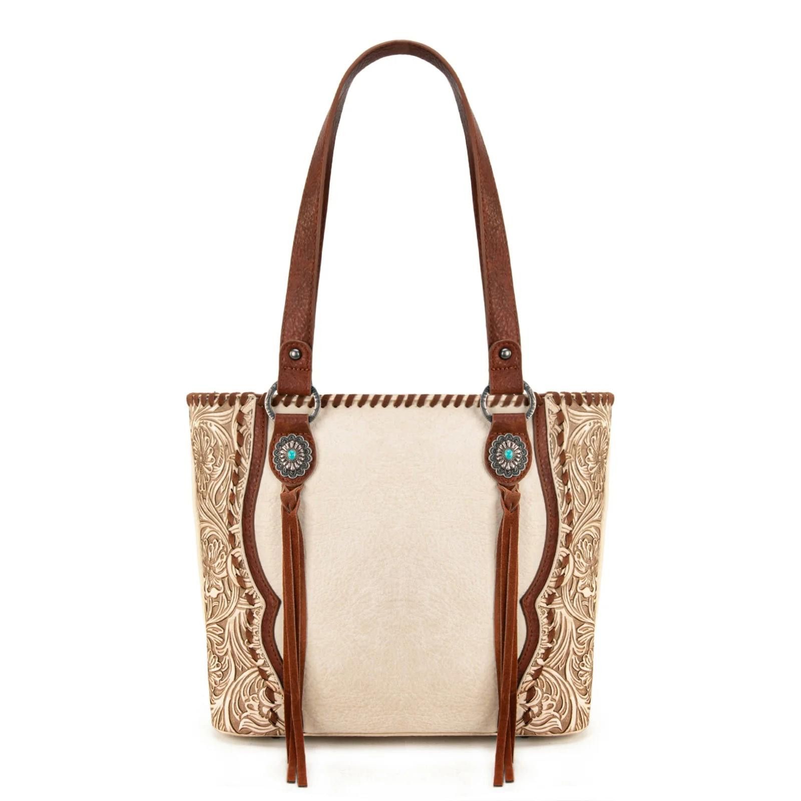 Designer Trinity Ranch Stylish Embossed Tote Bag Size ONE SIZE - 1 Thumbnail