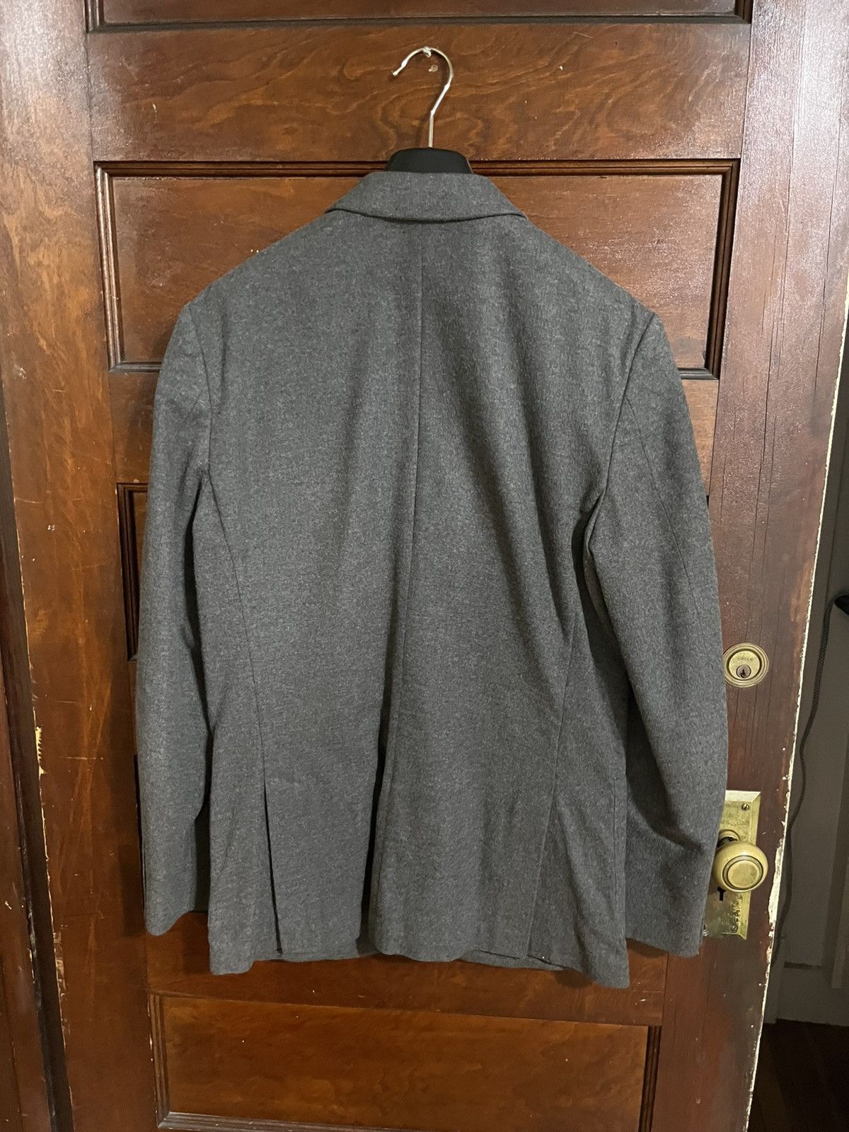 J.Crew Thompson Grey Cotton Blazer Size 38R - 2 Thumbnail