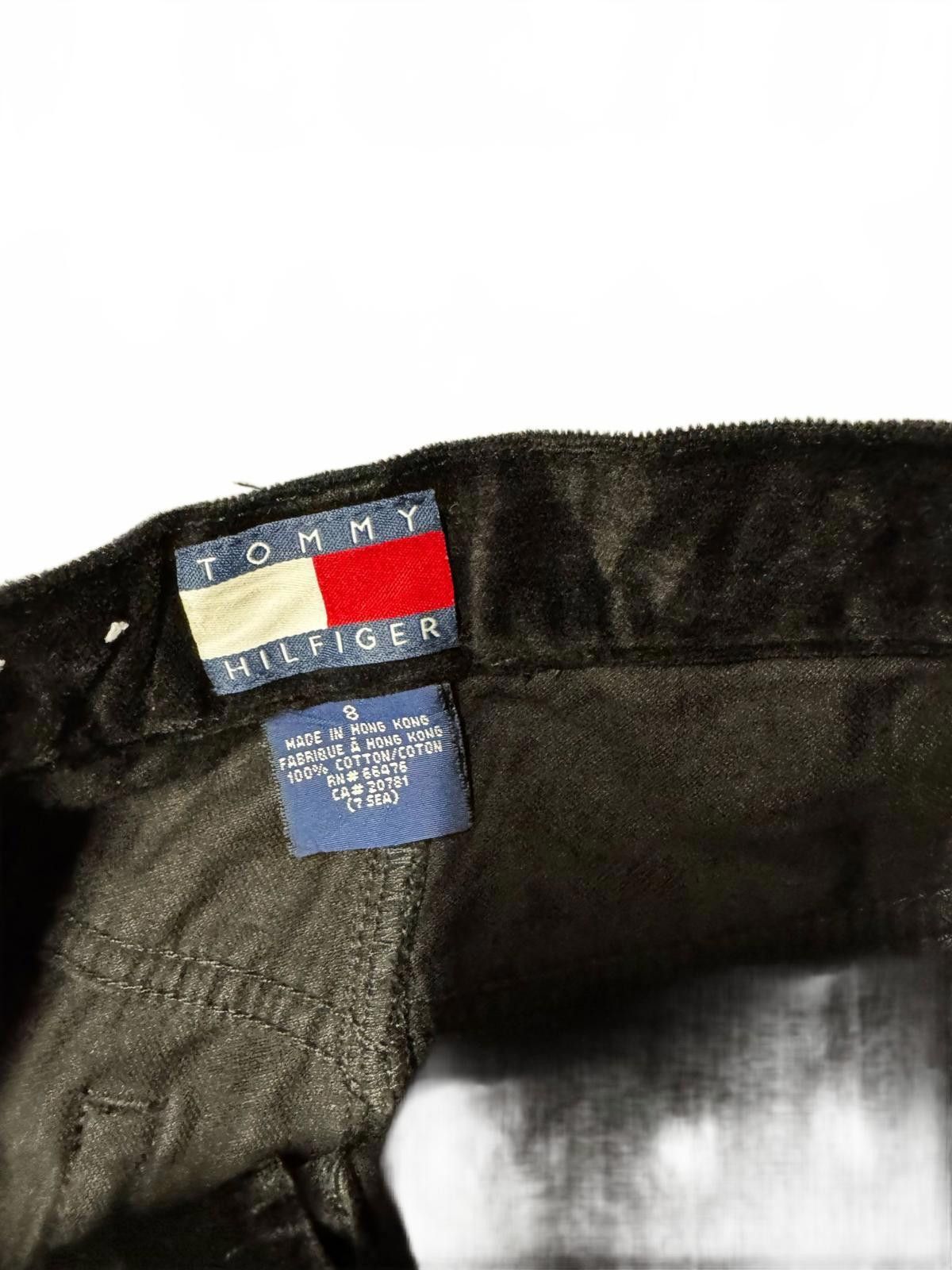 Tommy Hilfiger Tommy Hilfiger Black Velvet Trousers Size 27" / US 4 / IT 40 - 5 Thumbnail