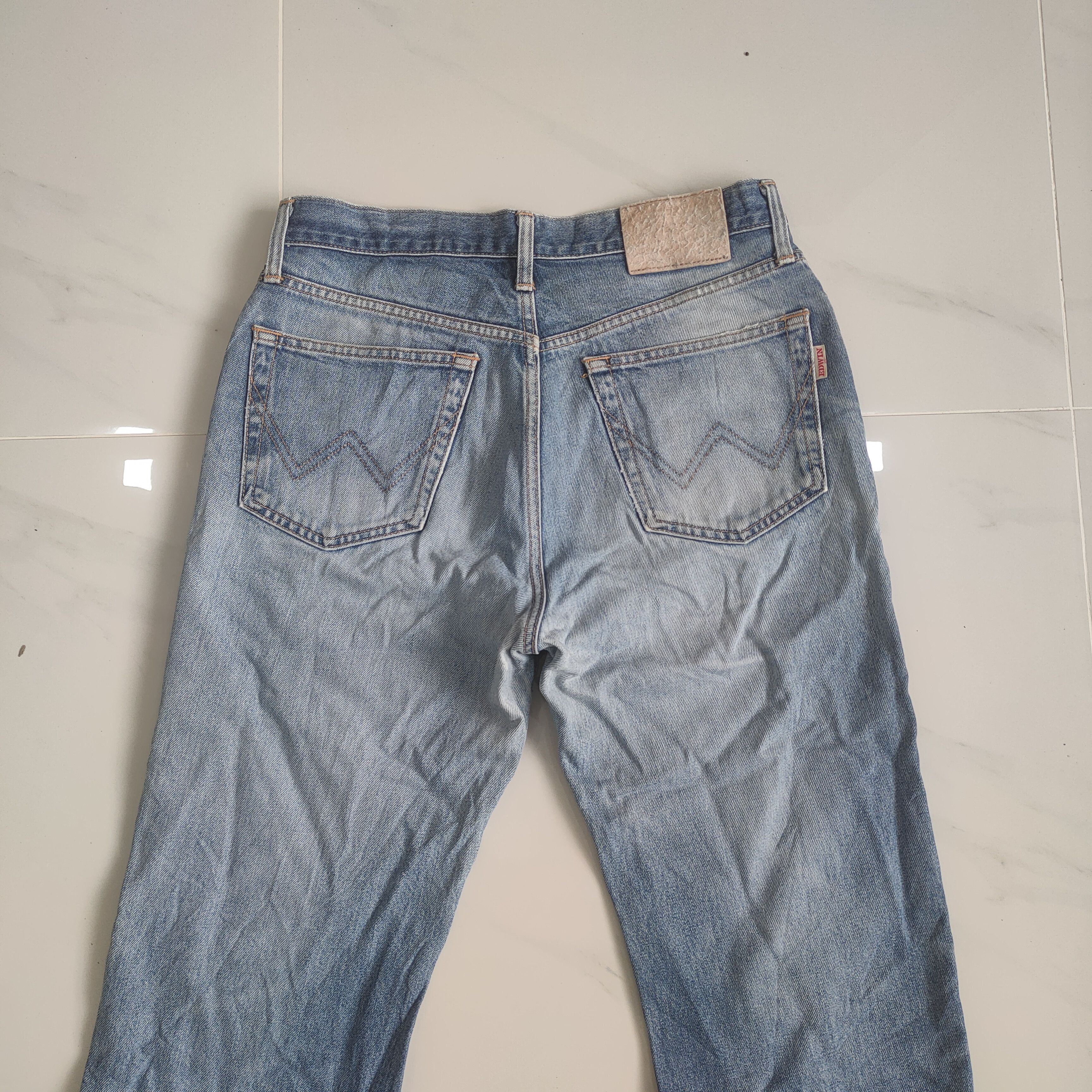 Edwin VINTAGE EDWIN MUD WASHED BLUE JEAN DENIM PANTS Size US 32 / EU 48 - 9 Thumbnail