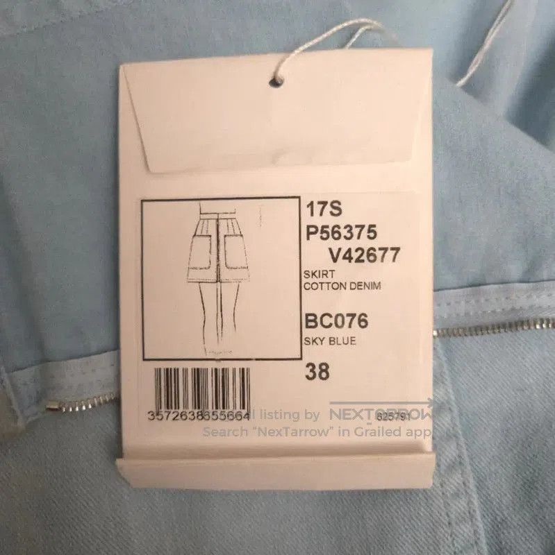 Chanel Chanel Blue Denim Skirt for Women . Size 28" / US 6 / IT 42 - 2 Thumbnail
