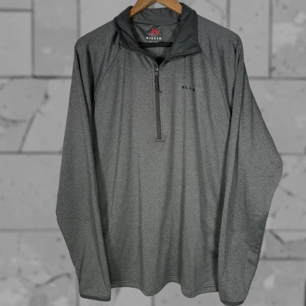 Vintage VINTAGE Killik Gray Half Zip Up Pullover Jacket Mens XL Size US XL / EU 56 / 4 - 1 Thumbnail