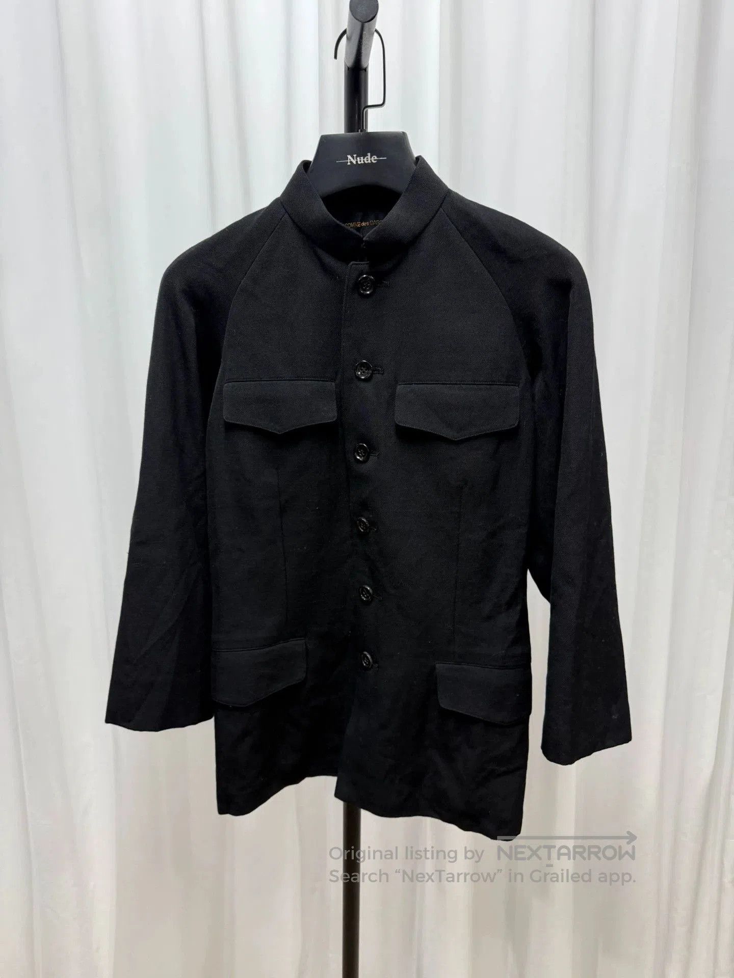 Comme des Garcons Comme des Garcons 1994AW Wool Mao Jacket. Size US S / EU 44-46 / 1 - 1 Thumbnail