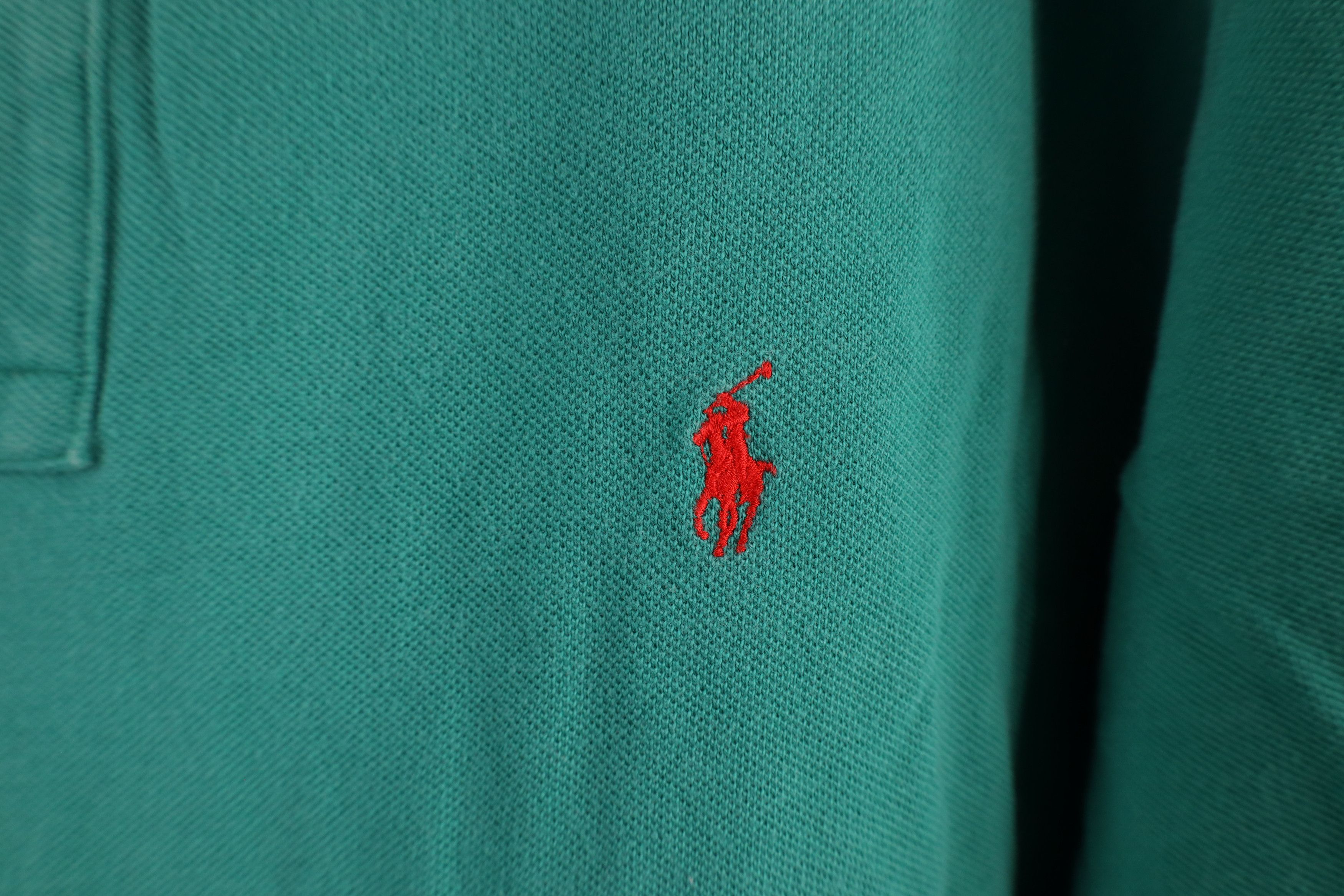 Ralph Lauren Vintage 90s Ralph Lauren Short Sleeve Collared Polo Shirt Size US XL / EU 56 / 4 - 4 Thumbnail