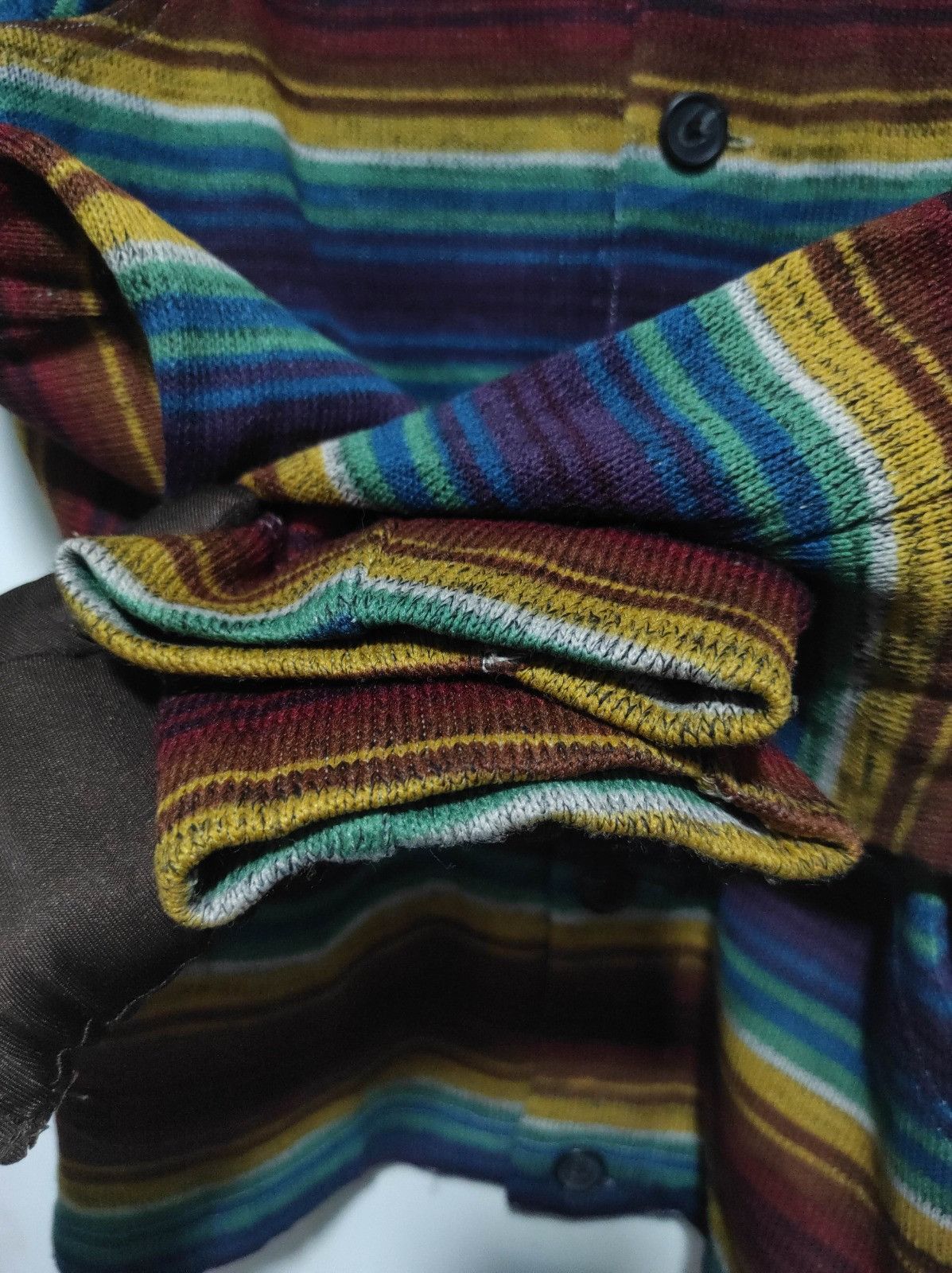 Japanese Brand Stripe zip fur hoodie ifsix LGB style Size US M / EU 48-50 / 2 - 7 Thumbnail