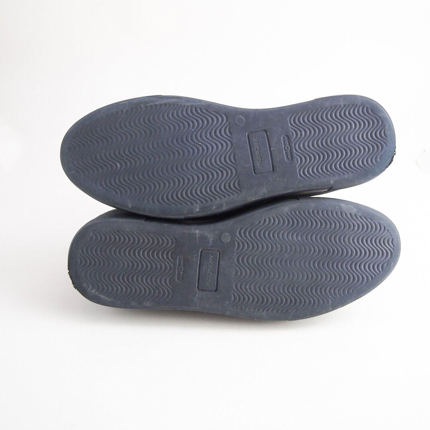 Moncler Moncler Slip Ons Sneakers Dark Gray Suede Womens EU 37 US 7 Size US 7 / IT 37 - 6 Thumbnail