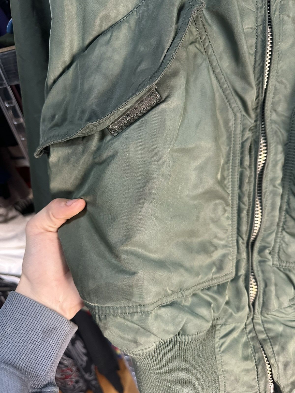 Alpha Industries BOMBER ALPHA INDUSTRIES KHAKI MILITARY M1 JACKET Size US XXL / EU 58 / 5 - 6 Thumbnail