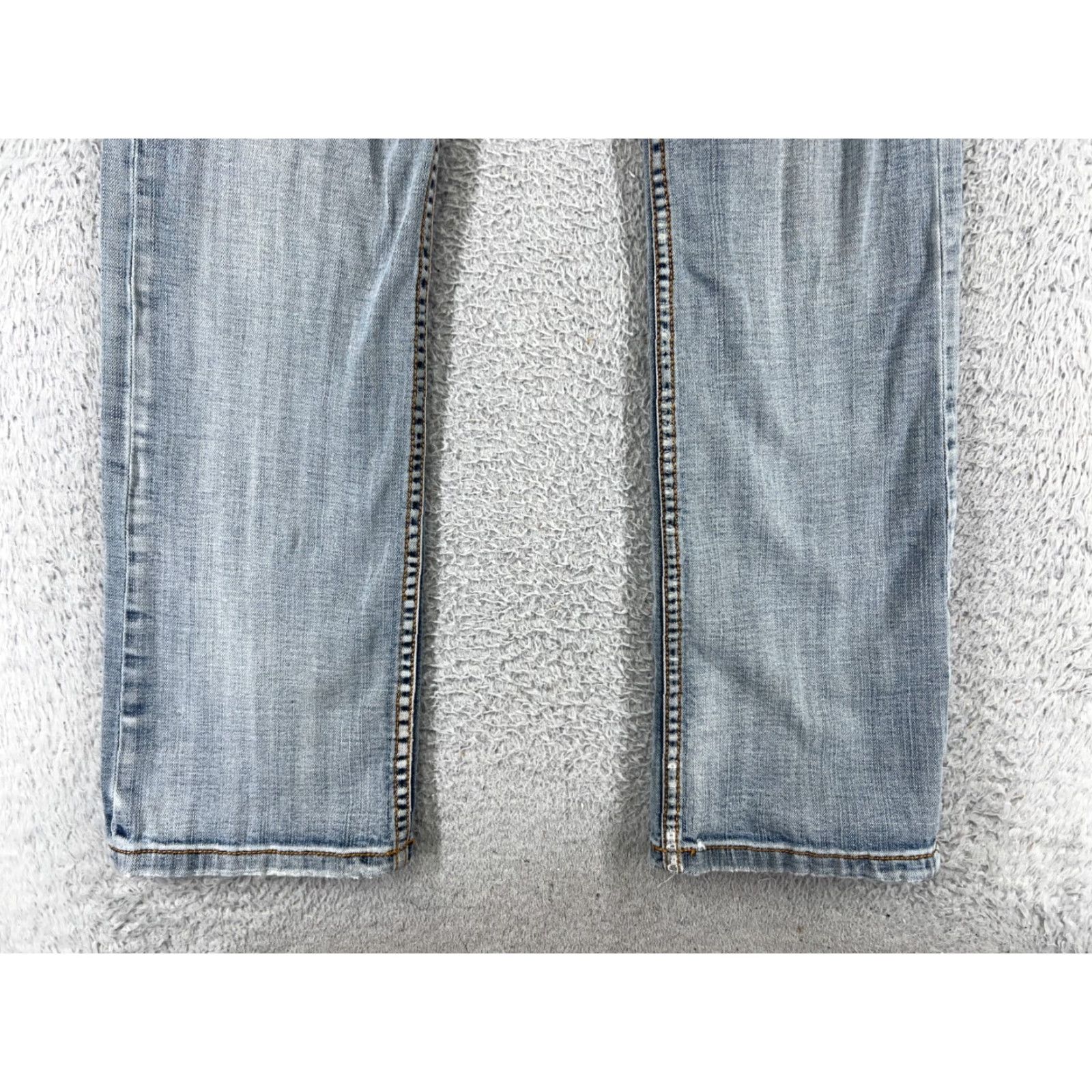 Denime Cowgirl Up Jeans Womens 2 Blue Denim Bootcut Distressed Light Wash Size 26" / US 2 / IT 38 - 5 Thumbnail