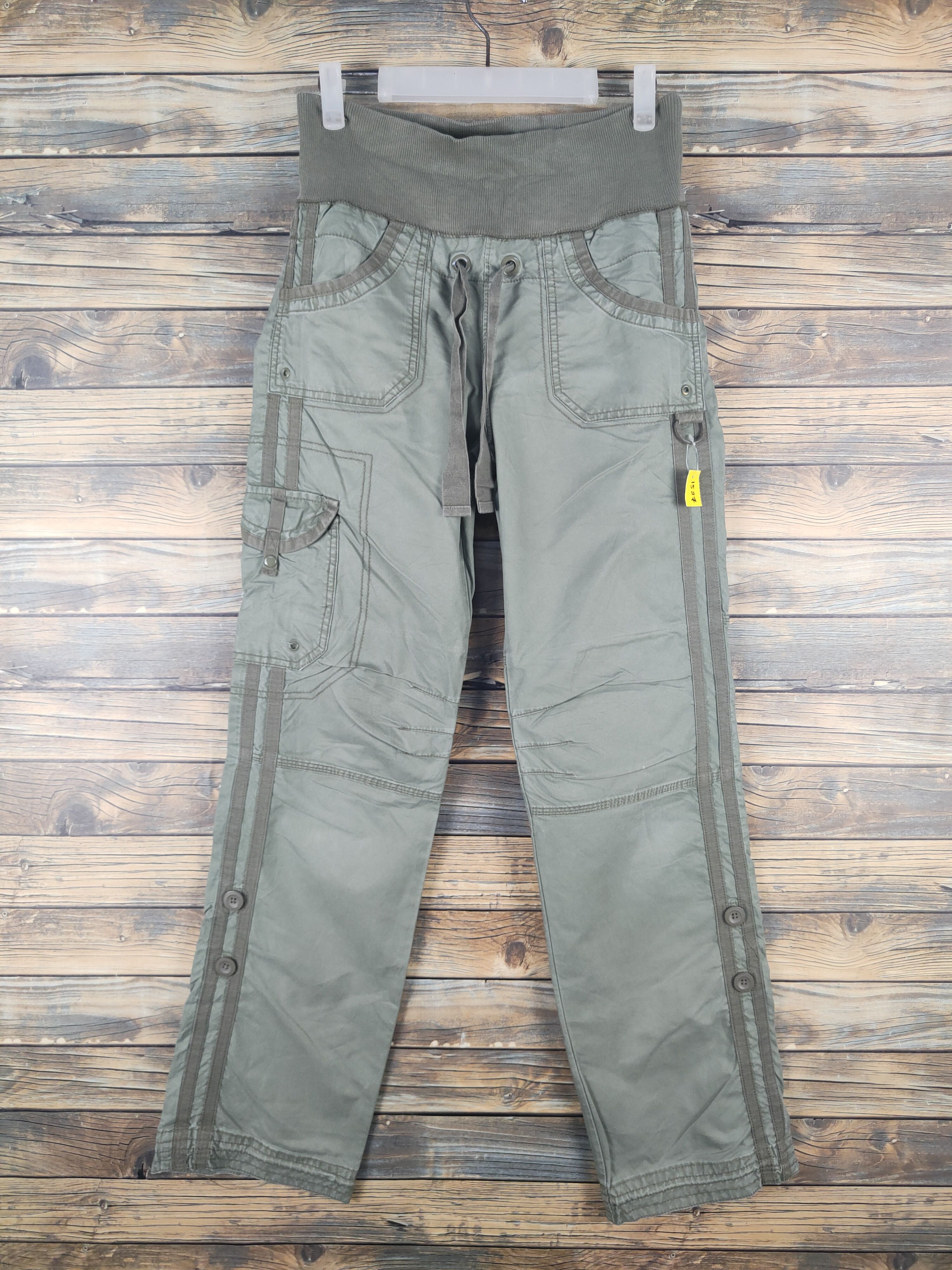 Japanese Brand Japanese Brand Green Multipocket Tactical Cargo Pants #1527 Size US 28 / EU 44 - 1 Thumbnail