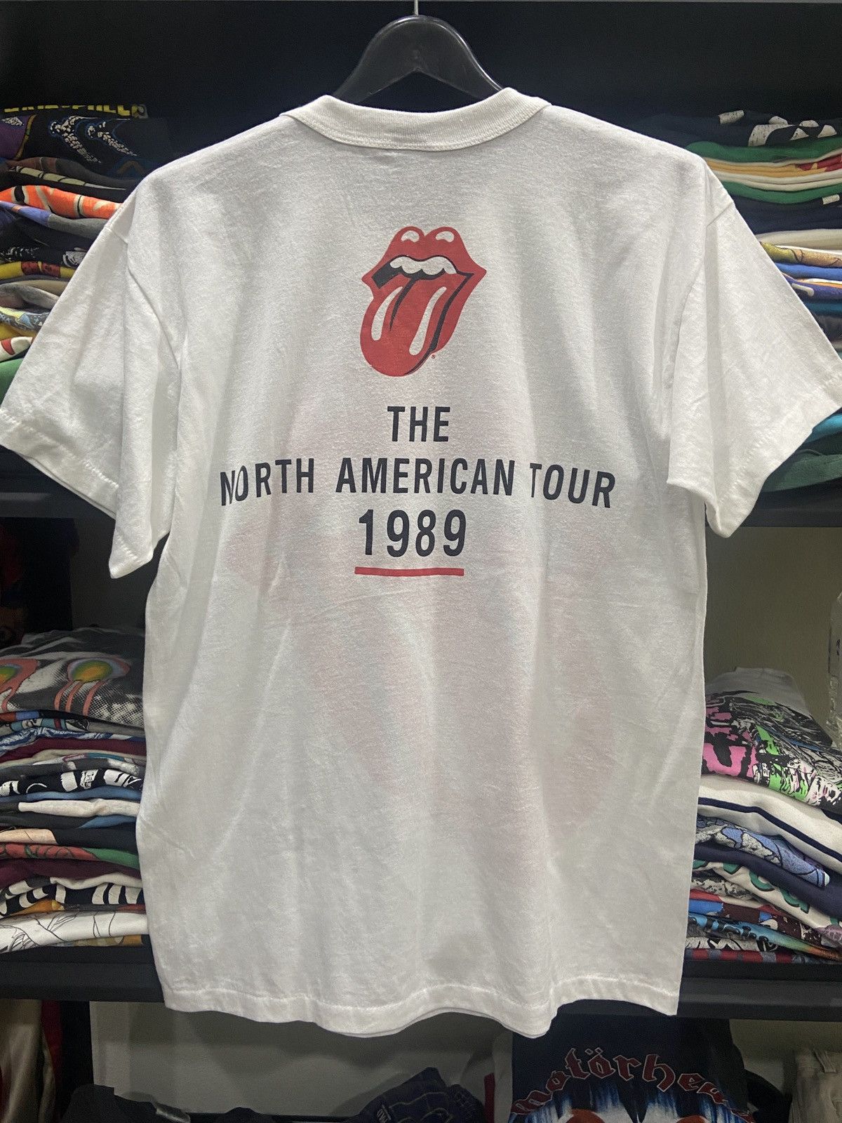 Band Tees Vintage 80s Rolling Stones ‘89 Brockum tour Rock Band TShirt Size US L / EU 52-54 / 3 - 8 Thumbnail