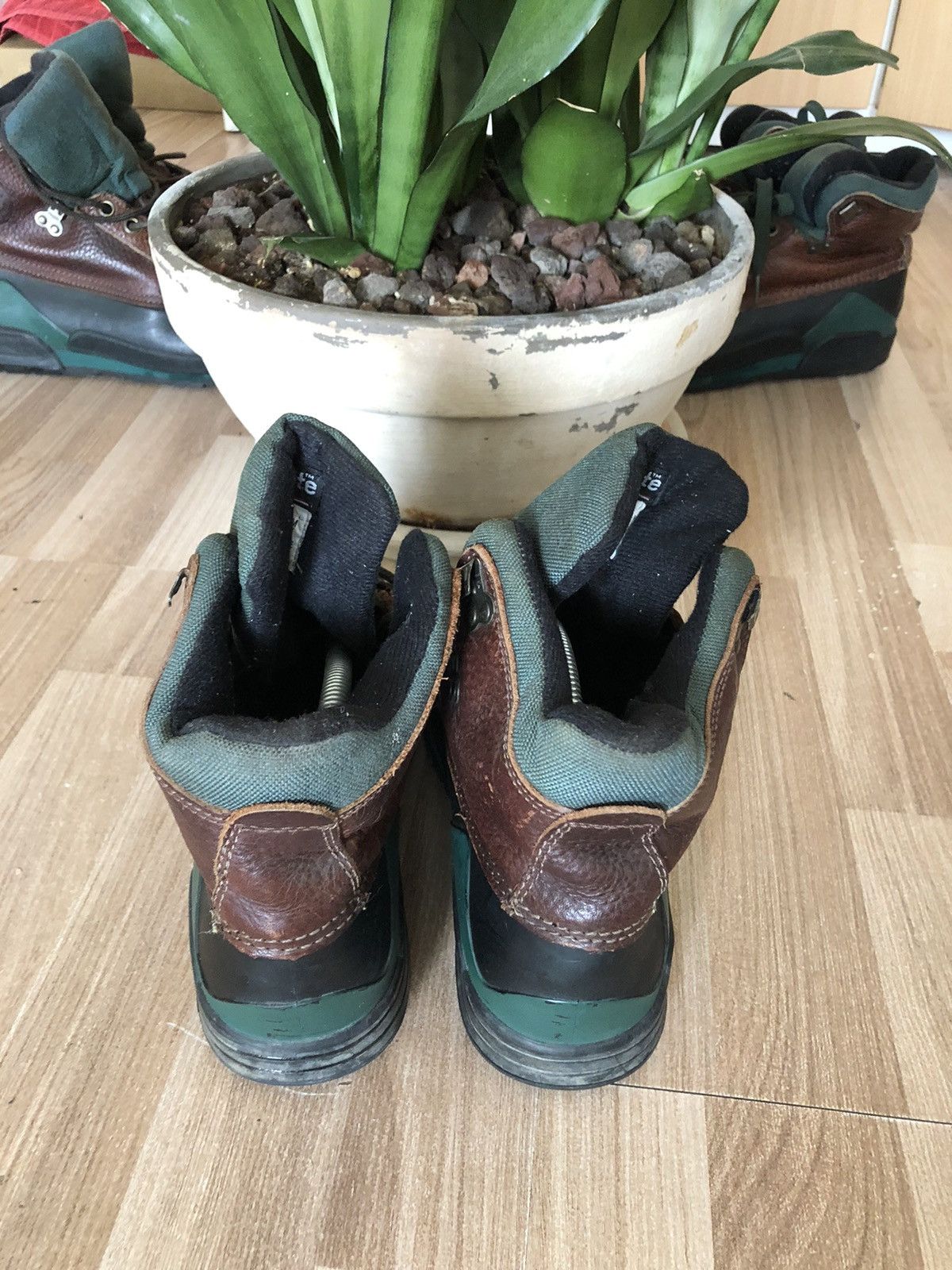 Eddie Bauer Eddie Bauer Womens 8M Boots Duck Brown Leather Rain Size US 8 / IT 38 - 6 Thumbnail