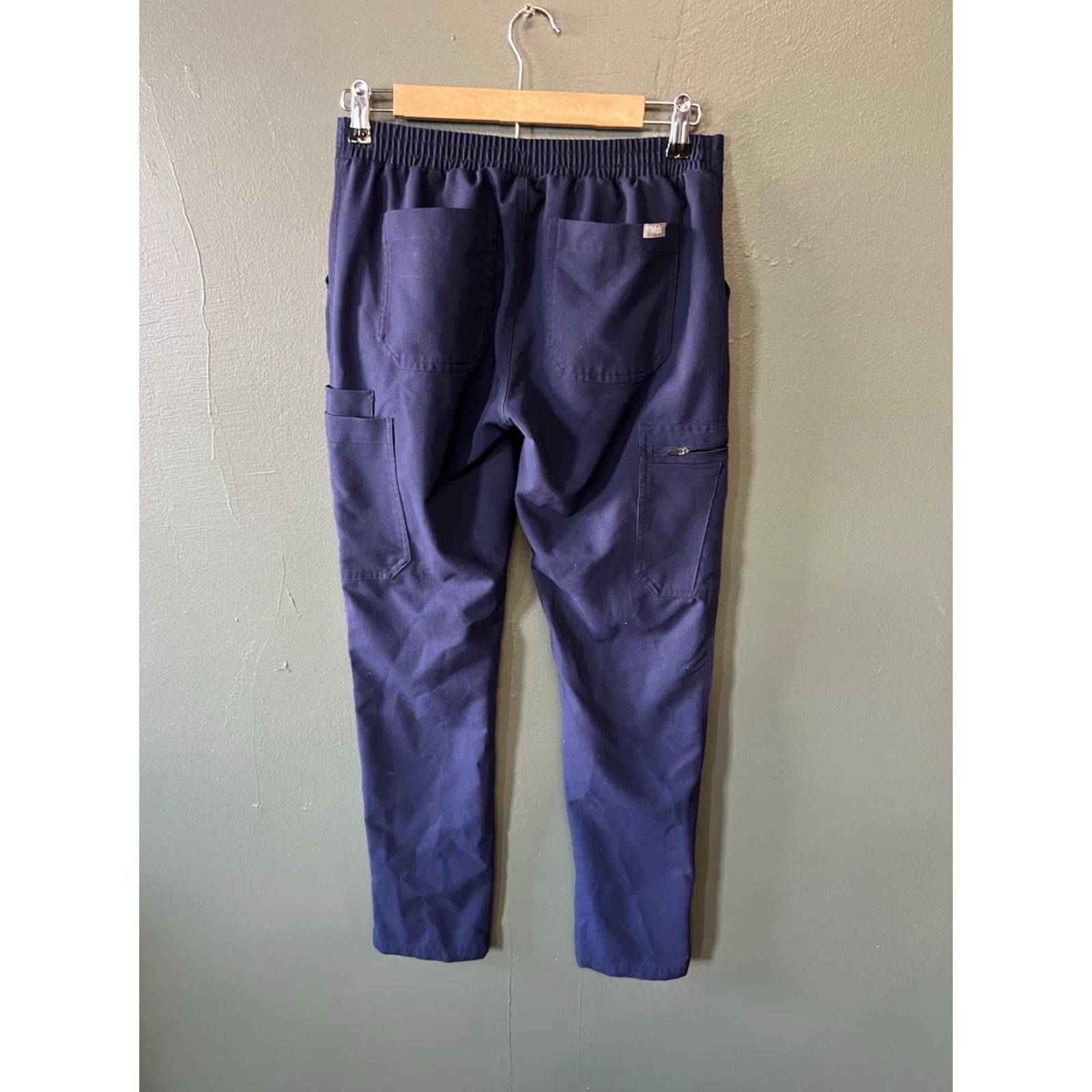 Vintage FIGS Navy Blue Scrub Pants Womens XS Size 26" / US 2 / IT 38 - 2 Thumbnail