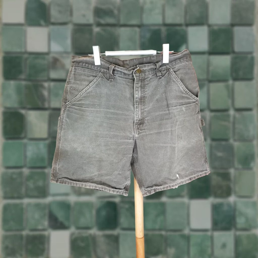 Carhartt VINTAGE Carhartt Painter Carpenter Short Pants Distressed Worn Trashed SZ 32 Size US 32 / EU 48 - 1 Thumbnail