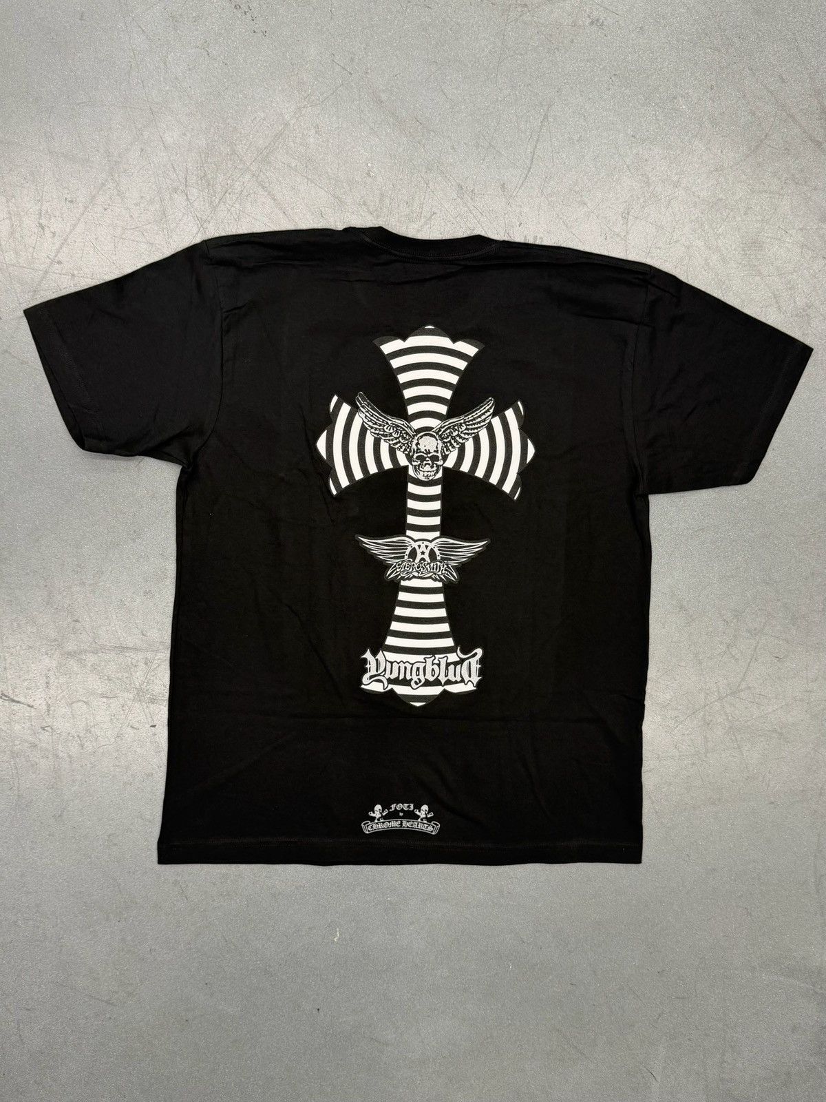 Chrome Hearts Foti Aerosmith Yungblood Cross Pocket Tee
