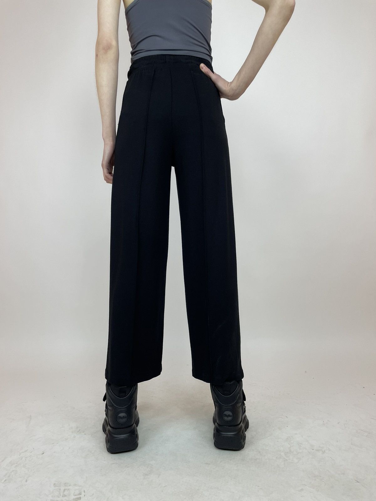 Japanese Brand × Selected Homme SELECTED HOMME Wide legs black Cropped pants Size 26" / US 2 / IT 38 - 9 Thumbnail