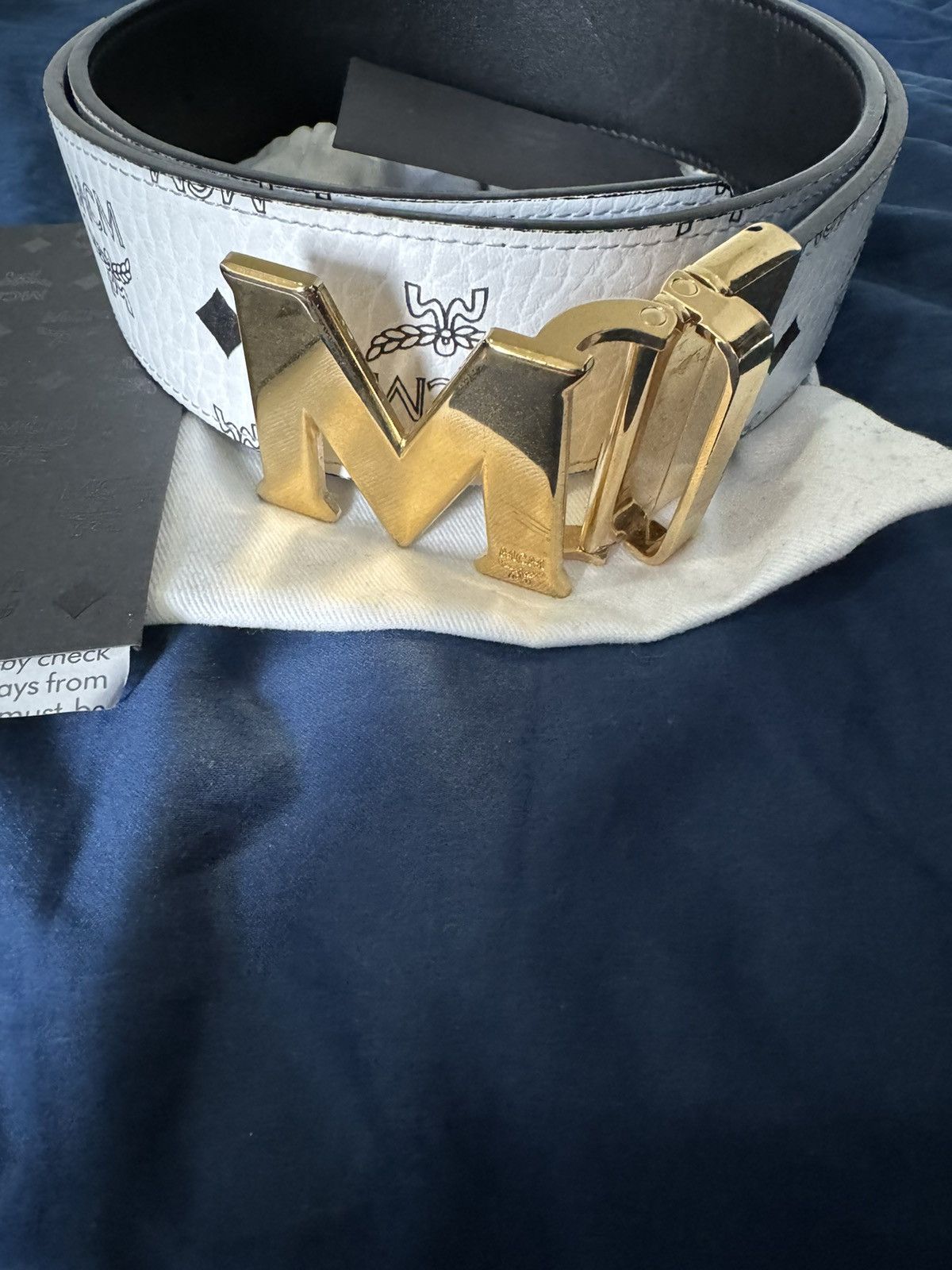 MCM MCM reversible belt Grailed