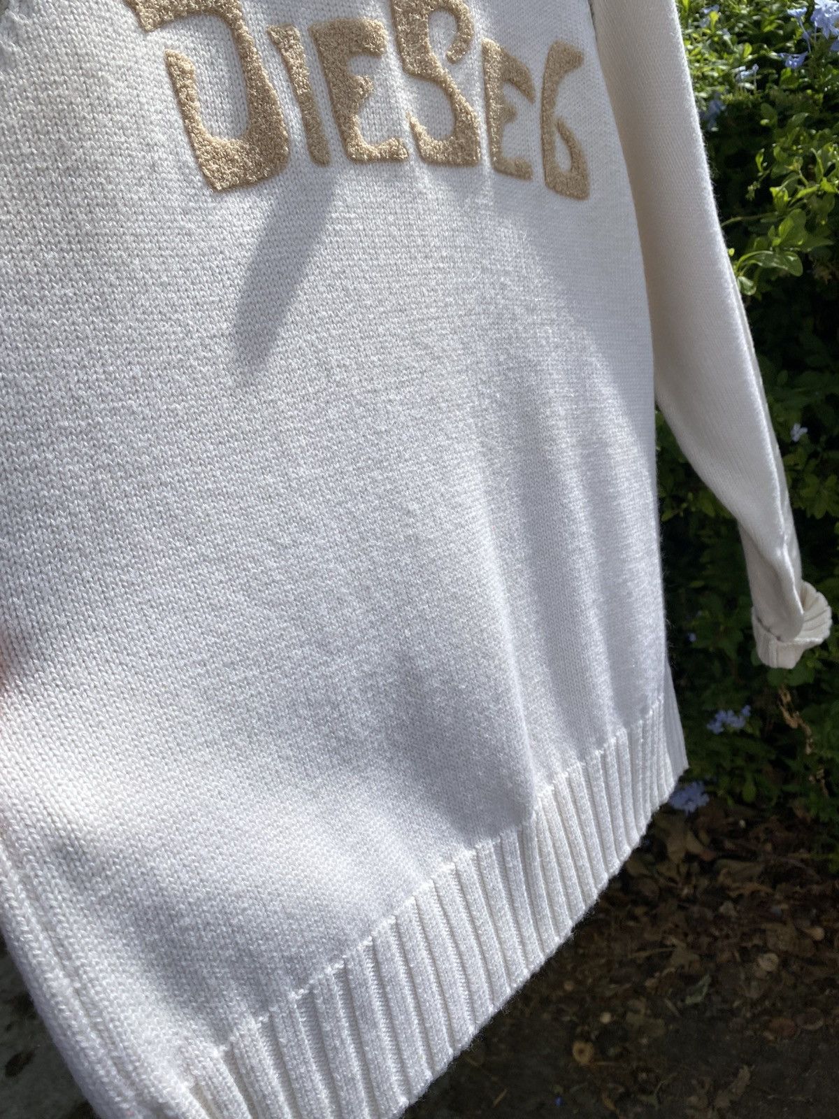 Diesel Diesel 2000's Y2K knit wool sweatshirt big logo - XXL Size US XXL / EU 58 / 5 - 5 Thumbnail