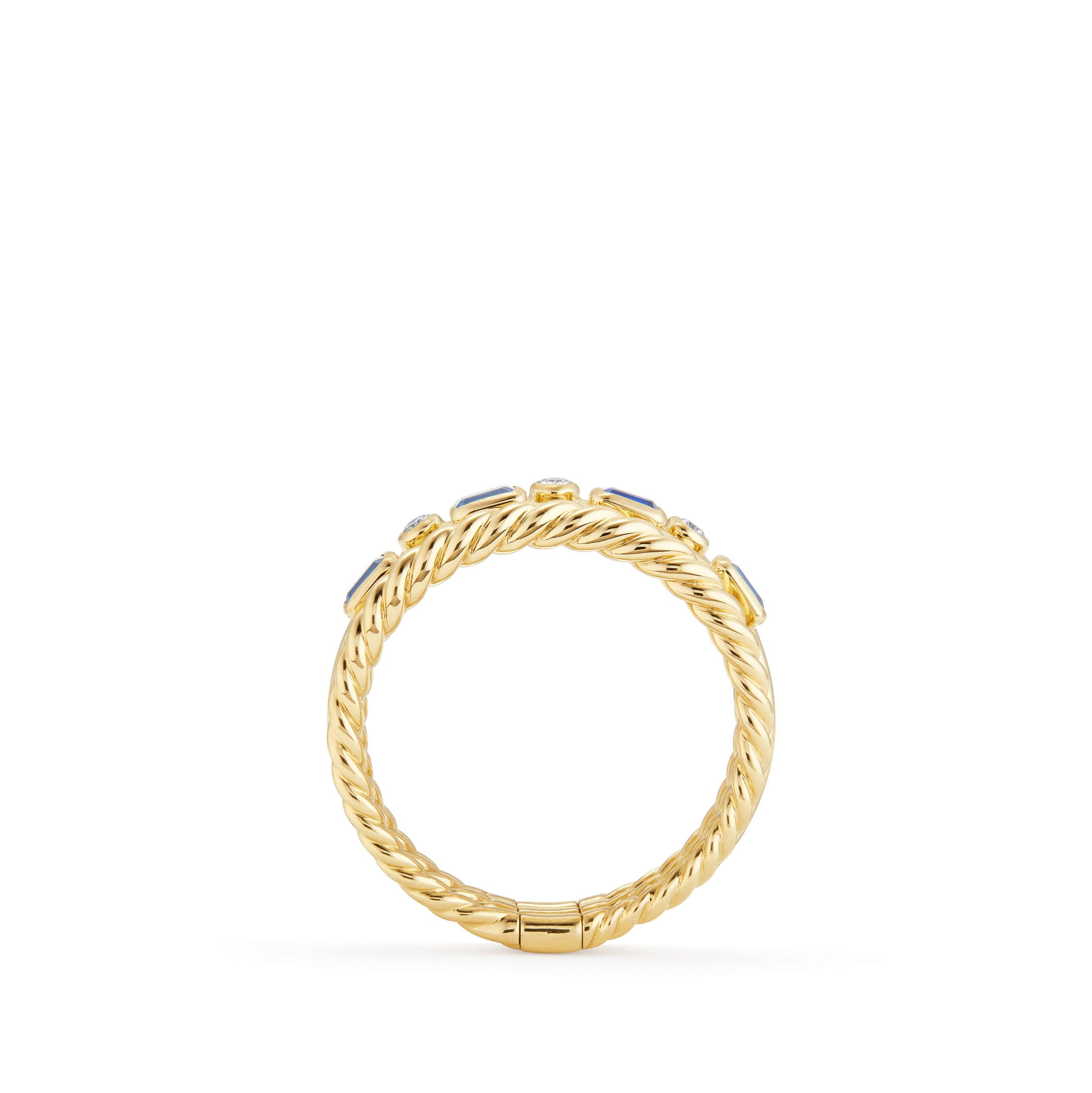 David Yurman o1s1wg111025 R13874D /Size 6 / Three Row Ring in Golden Size ONE SIZE - 3 Thumbnail