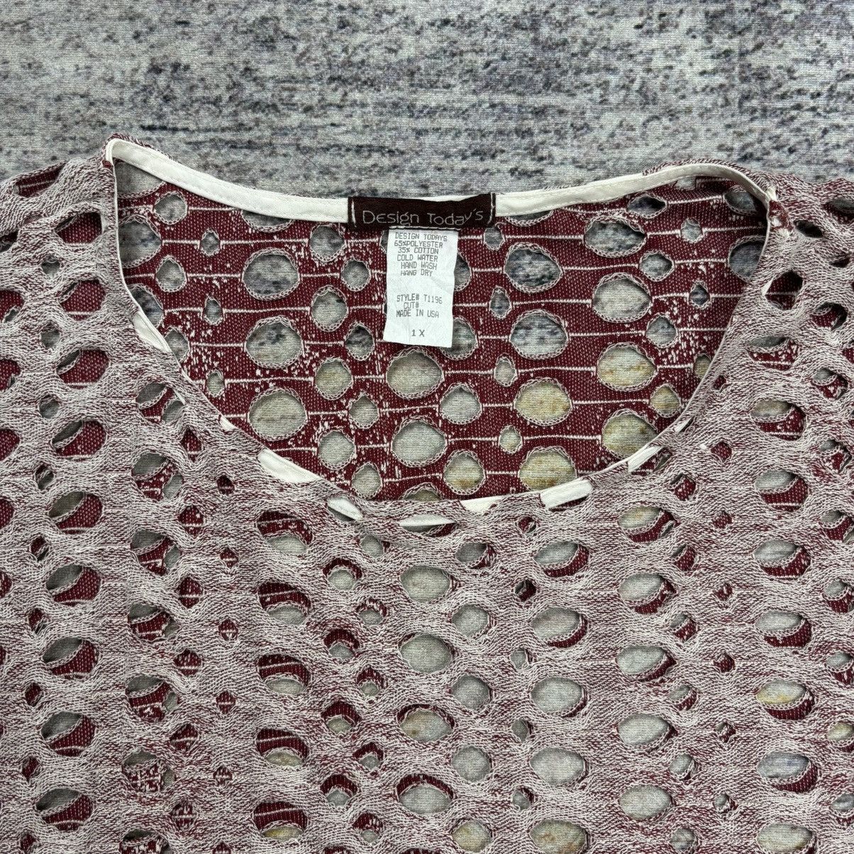 Hysteric Glamour 2000s Design's Today - Apocalypse Style Open Knitted Top Size US M / EU 48-50 / 2 - 11 Thumbnail