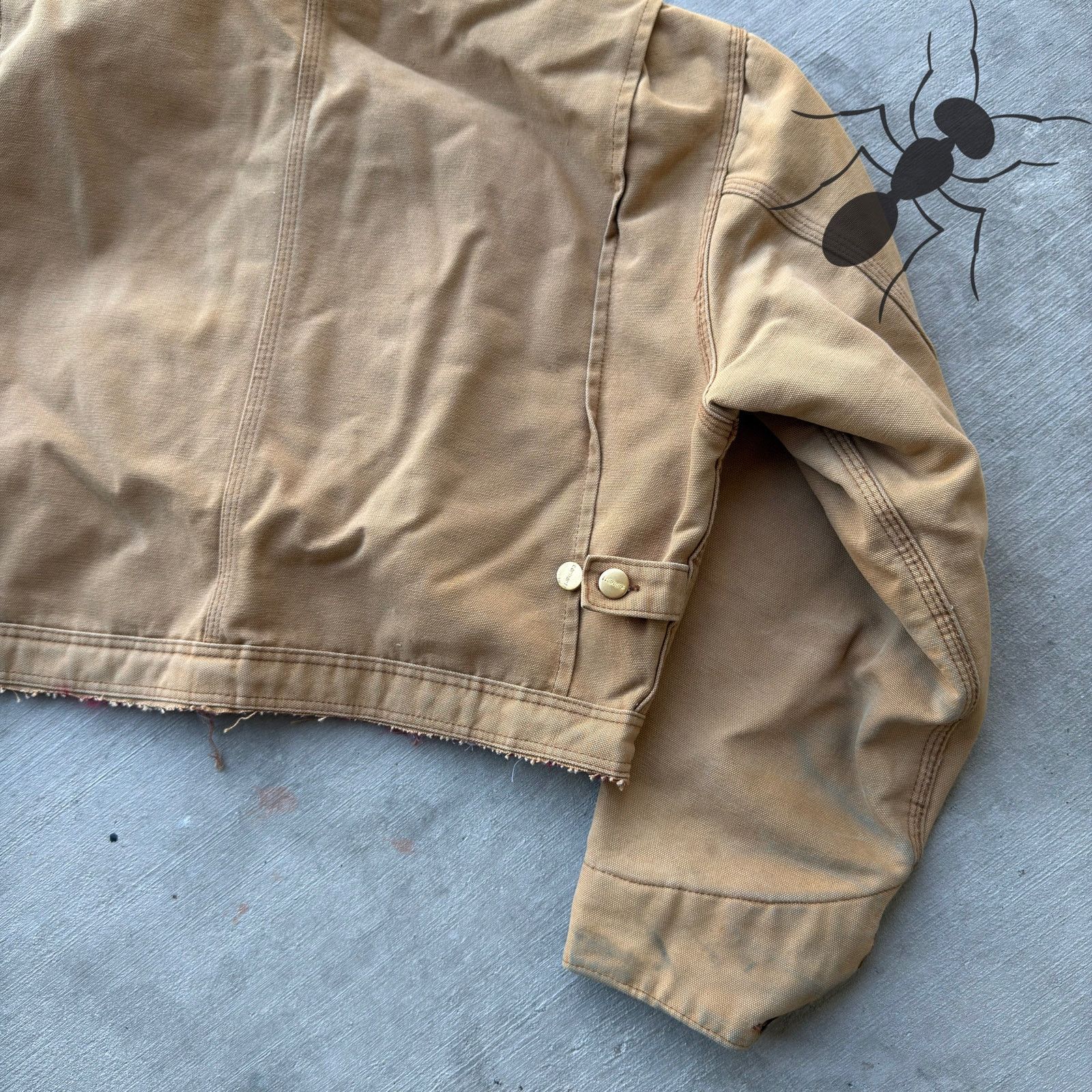 Carhartt × Vintage Carhartt brown cropped Detroit style work wear jacket Size US M / EU 48-50 / 2 - 9 Thumbnail