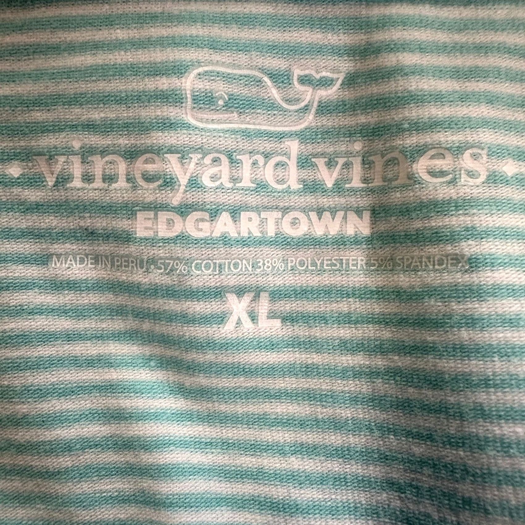Vineyard Vines Vineyard Vines Edgartown Mens Polo Shirt XL Blue White Striped Stretch Rugby Shirt Size US XL / EU 56 / 4 - 4 Thumbnail