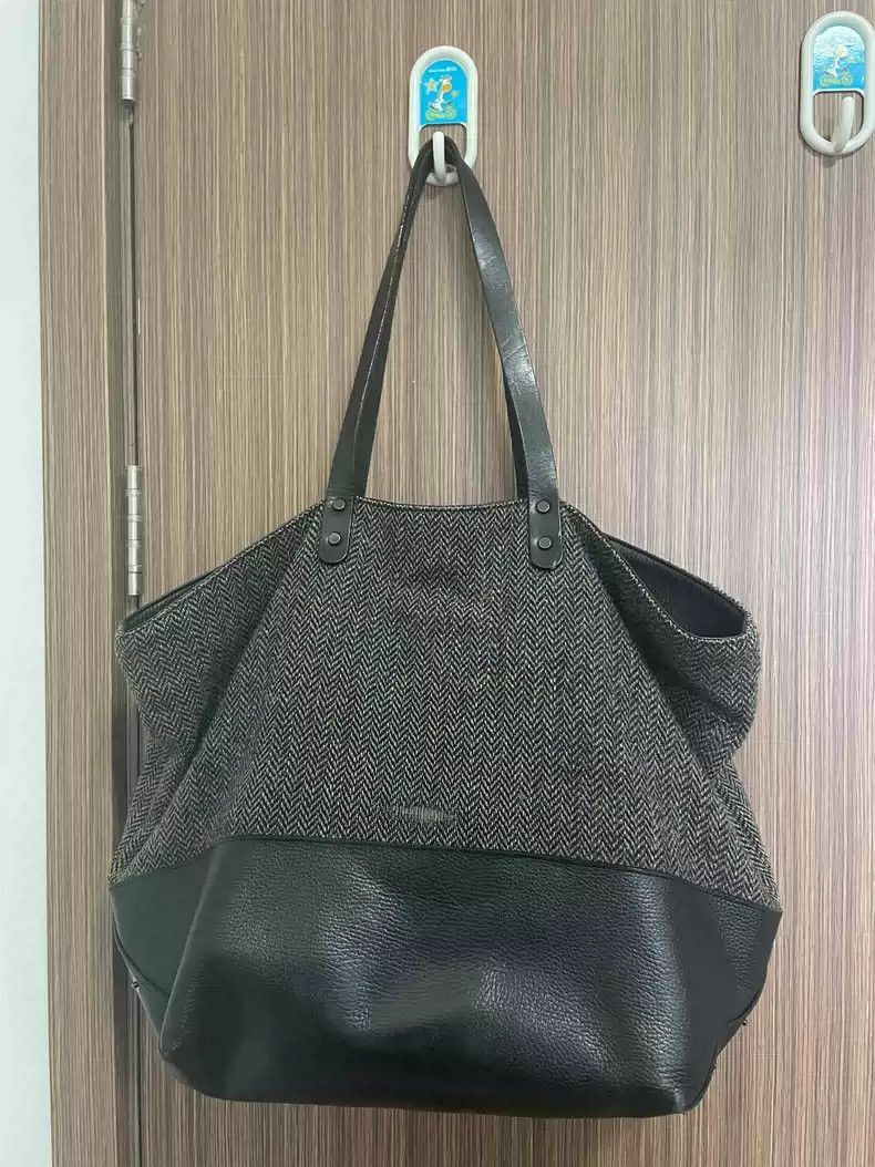 Undercover Undercover 13AW Crossbody bag bone bag wool spliced cowhide Size ONE SIZE - 2 Thumbnail