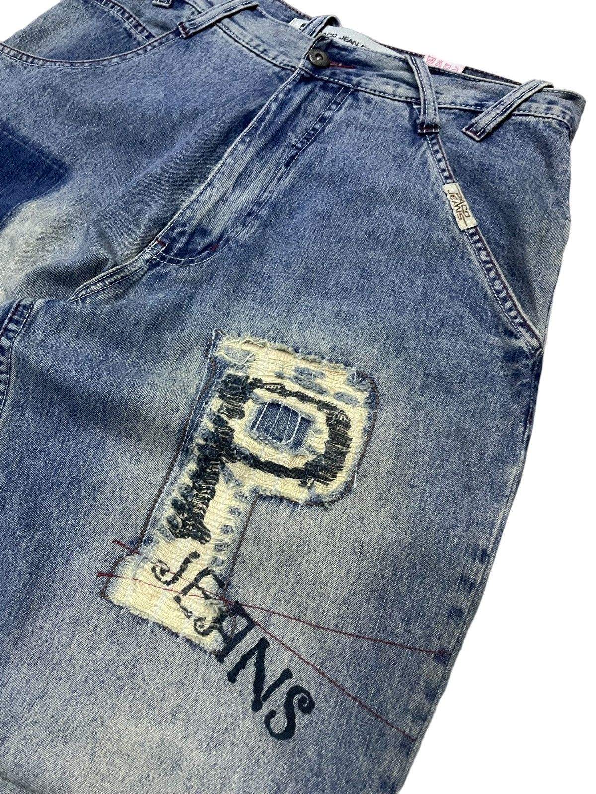 JNCO × Southpole Y2K Paco Baggy Massive Deconstructed Rap Hip Hop Jeans Denim Size US 30 / EU 46 - 5 Thumbnail