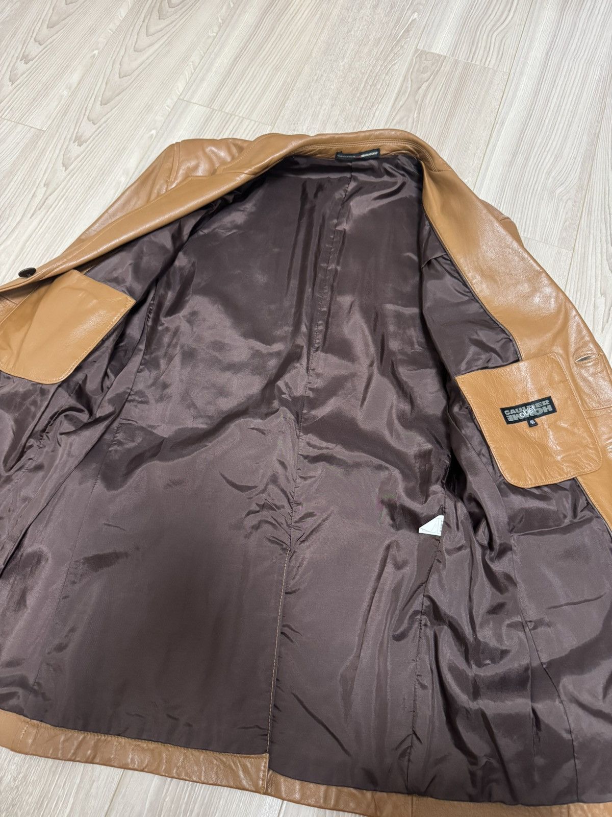 Jean Paul Gaultier Jean Paul Gaultier Early 2000s Leather Blazer Size US S / EU 44-46 / 1 - 15 Thumbnail