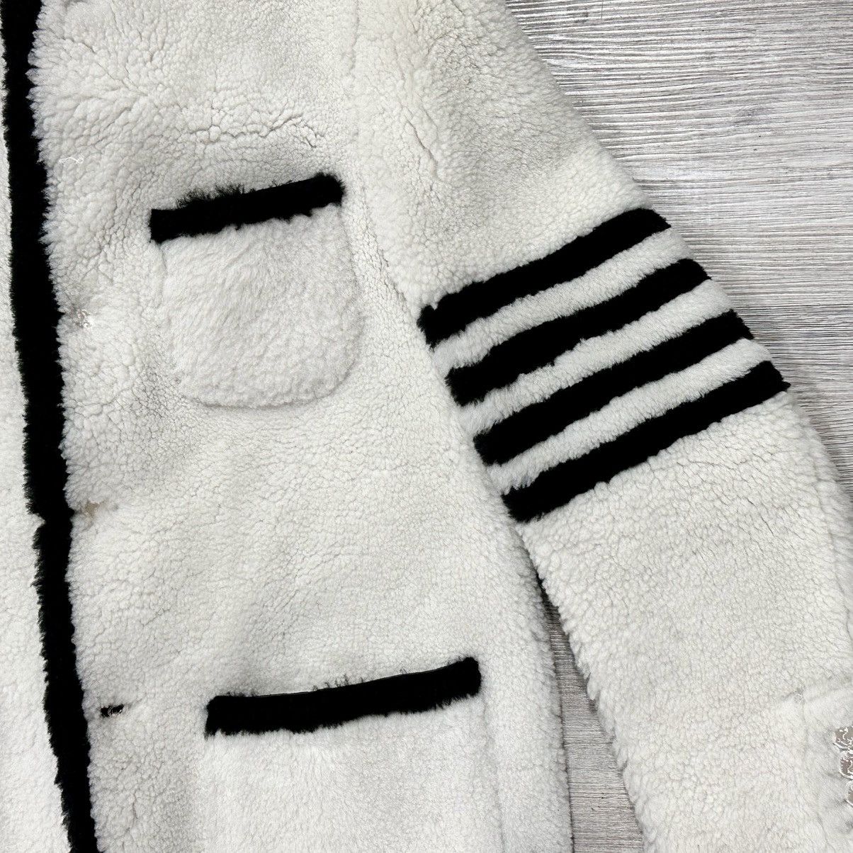 Thom Browne THOM BROWNE REVERSIBLE SHEARLING LEATHER JACKET SIZE 0 Size US XS / EU 42 / 0 - 3 Thumbnail