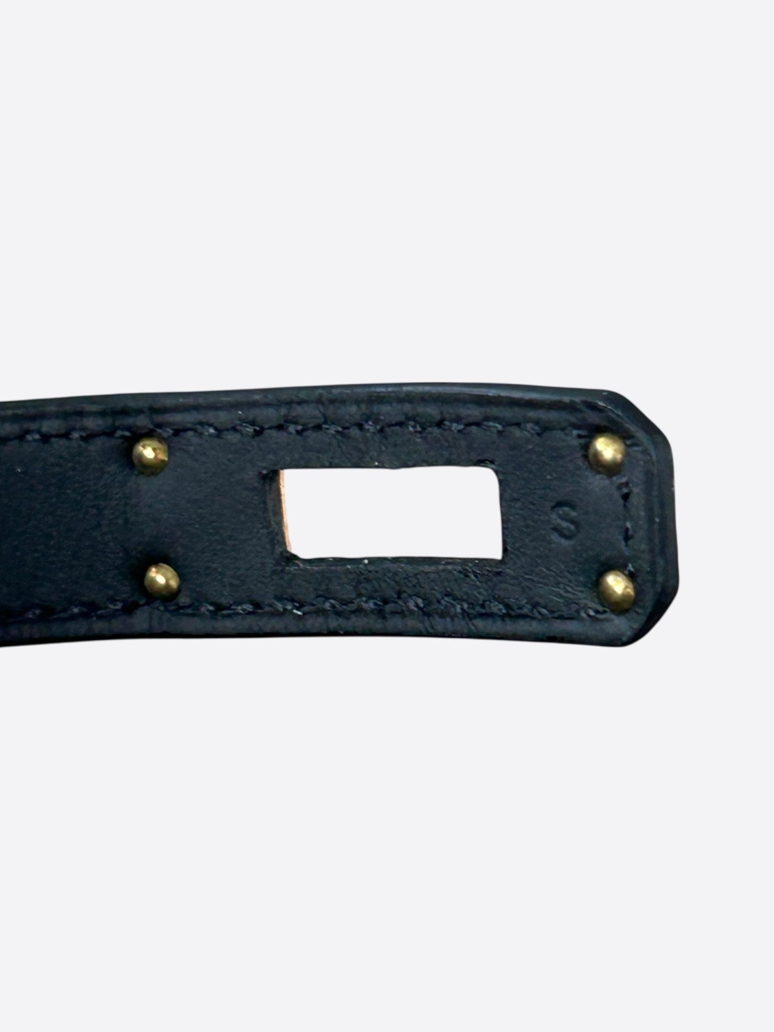 Hermes Black Epsom & Gold Hardware Kelly Double Tour Bracelet Size ONE SIZE - 3 Thumbnail