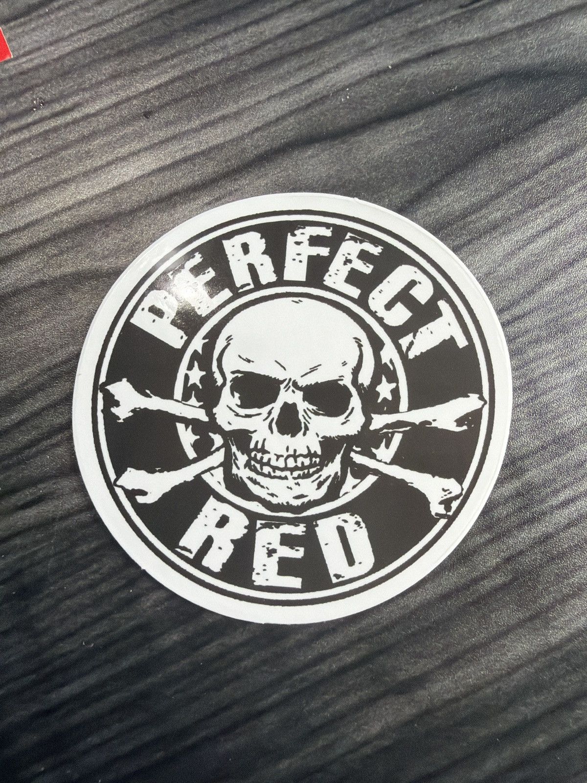 Hypebeast Perfect Red Skull And Bones Sticker Size ONE SIZE - 1 Thumbnail