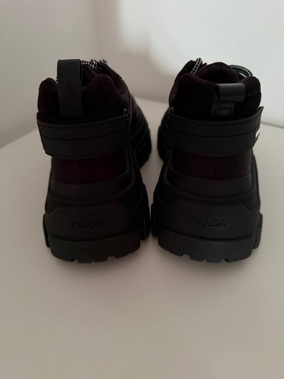 Prada Prada Monolith Leather & Nylon Boots Size US 8.5 / IT 38.5 - 5 Thumbnail