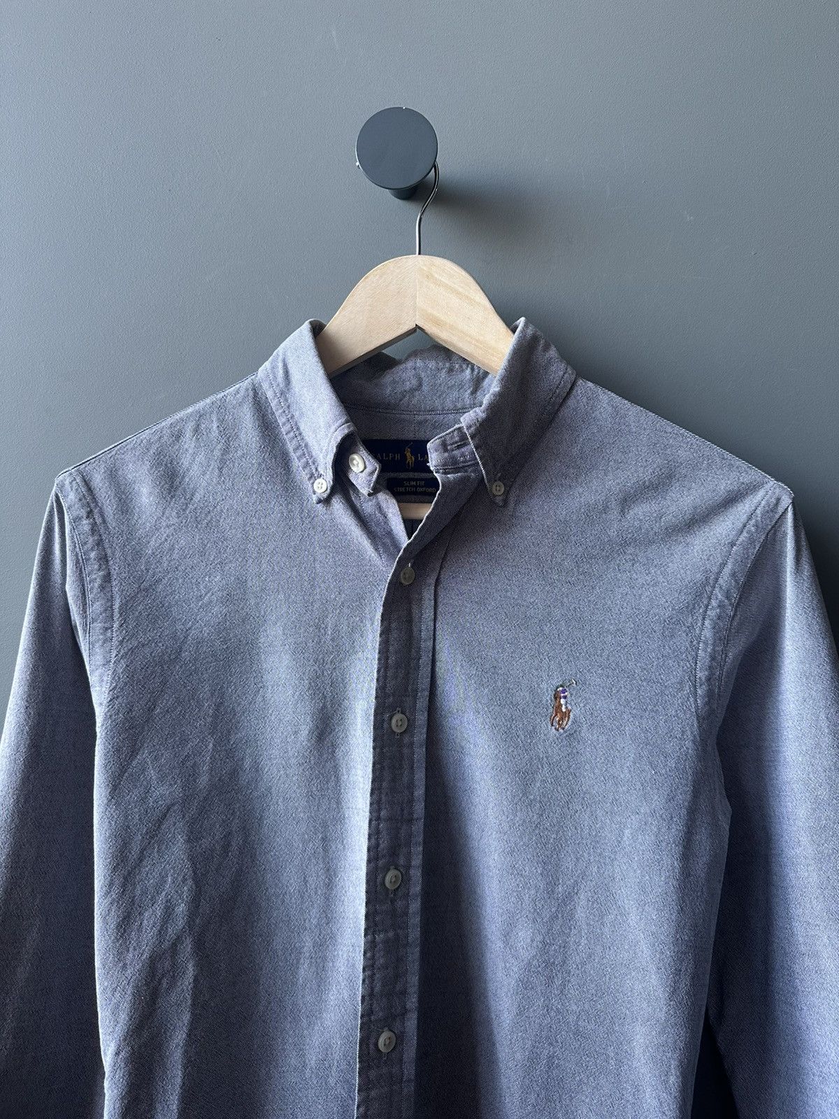 Ralph Lauren Ralph Lauren Oxford Grey Logo Shirt Size S Size S / US 4 / IT 40 - 2 Thumbnail
