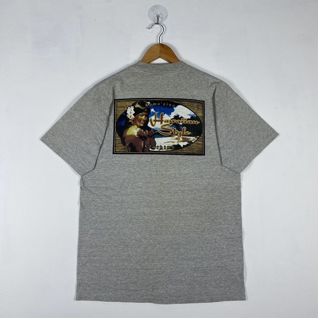Vintage Vintage 90's KAMA'AINA CLOTHING Hawaiian Style Tee Size US M / EU 48-50 / 2 - 2 Thumbnail