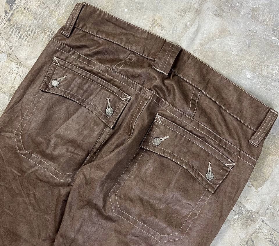 Tornado Mart Tornado Mart - Waxed Flared Jeans Size US 34 / EU 50 - 3 Thumbnail