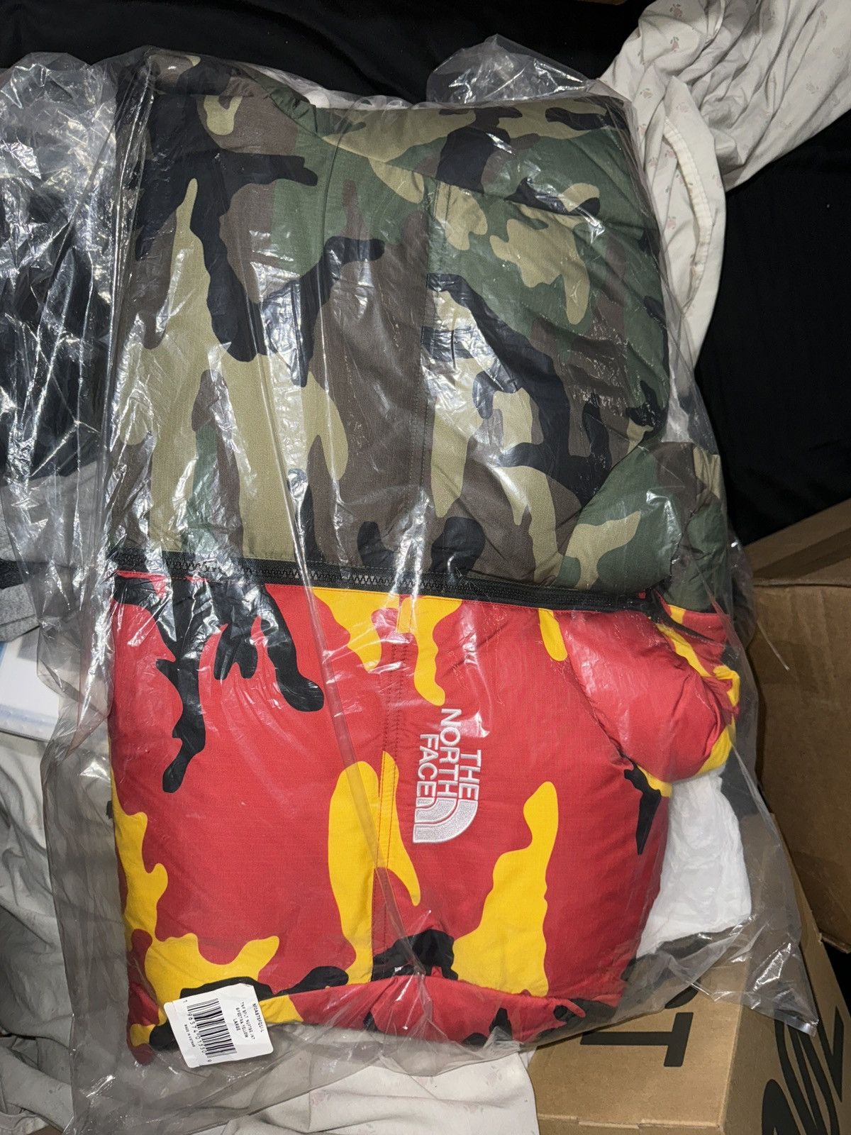 image of Supreme x The North Face Bomber Jacket in Green, Men's (Size Large)