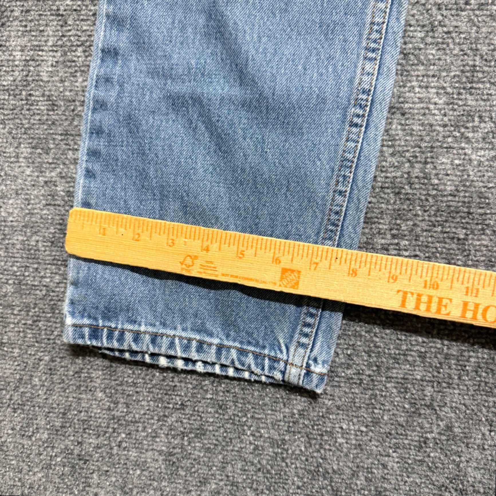 Vintage VINTAGE Levis 505 Denim Jeans Mens 36 Straight 90s Light Washed Made In USA Size US 36 / EU 52 - 6 Thumbnail