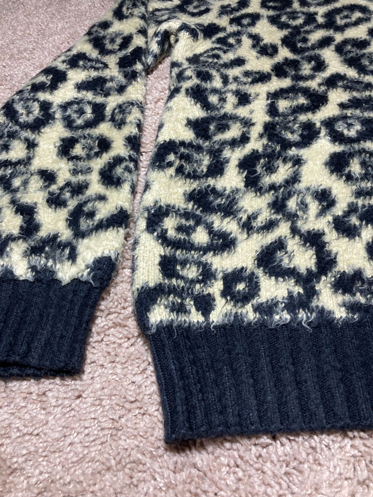 Celine SS20 Celine Leopard Cropped Shaggy Sweater 2020 Knit Hedi S Size US S / EU 44-46 / 1 - 5 Thumbnail