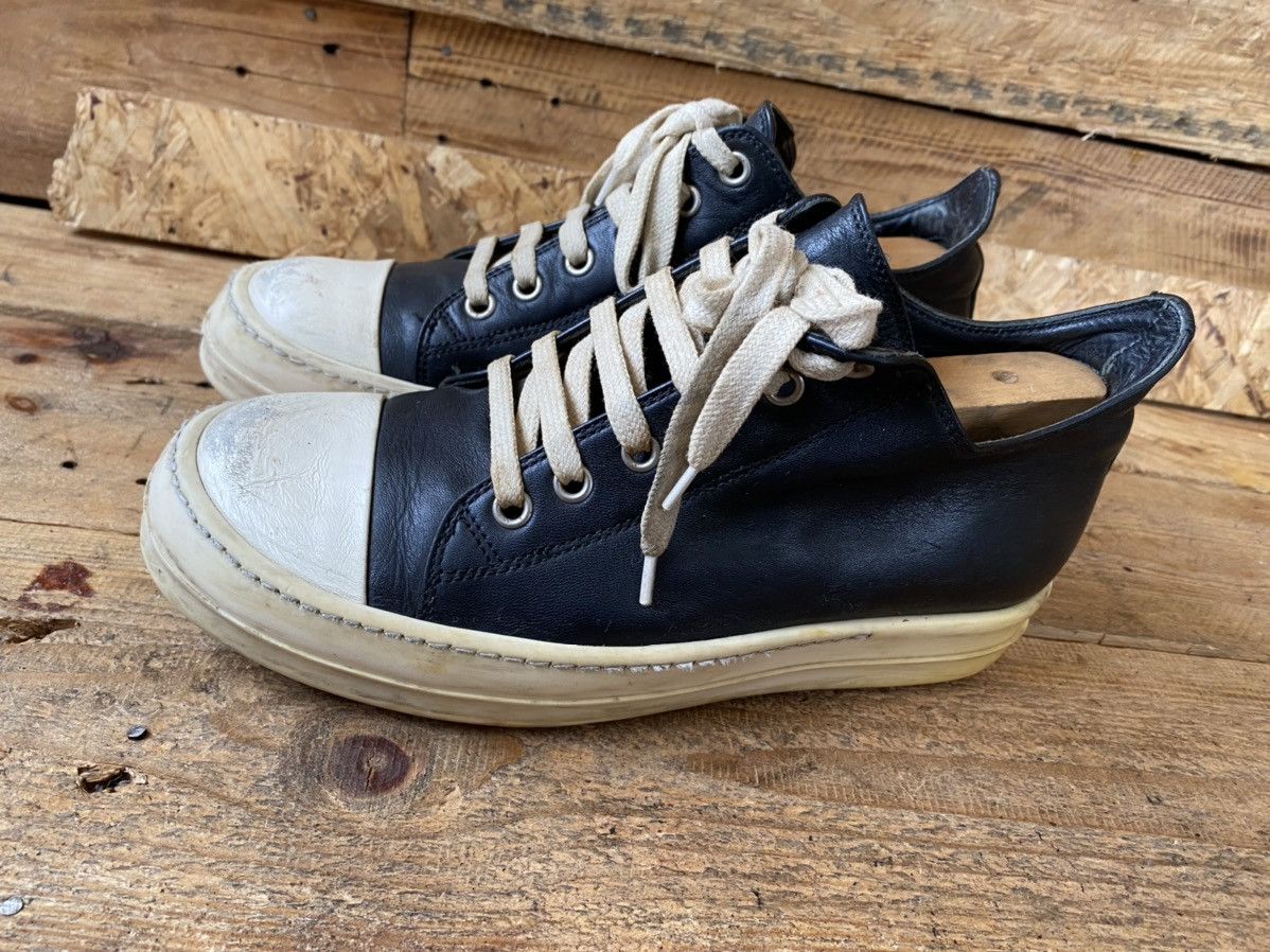 Rick Owens Rick owens F/W 18 mainline low top leather sneakers sz 36 Size US 5.5 / IT 35.5 - 6 Thumbnail