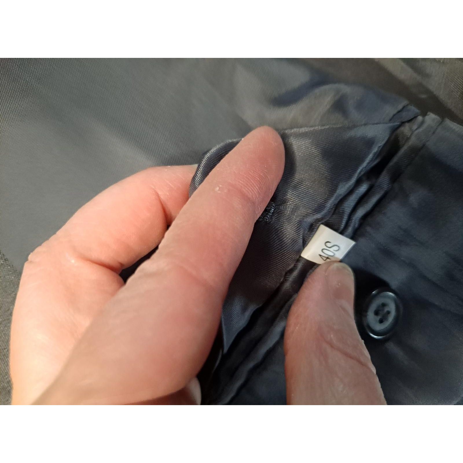Other Bendetti Gray Suit Jacket 100% Wool Size 40S Size 40S - 6 Thumbnail