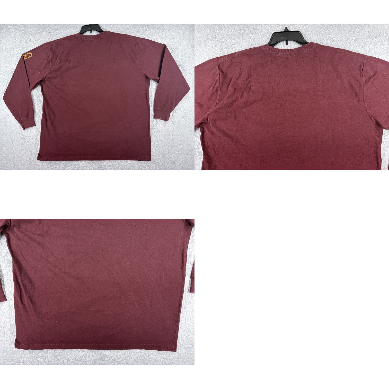 Carhartt VINTAGE Carhartt Shirt Men Extra Large Red Long Sleeve Crew Neck Cotton Workwear Size US XL / EU 56 / 4 - 9 Thumbnail