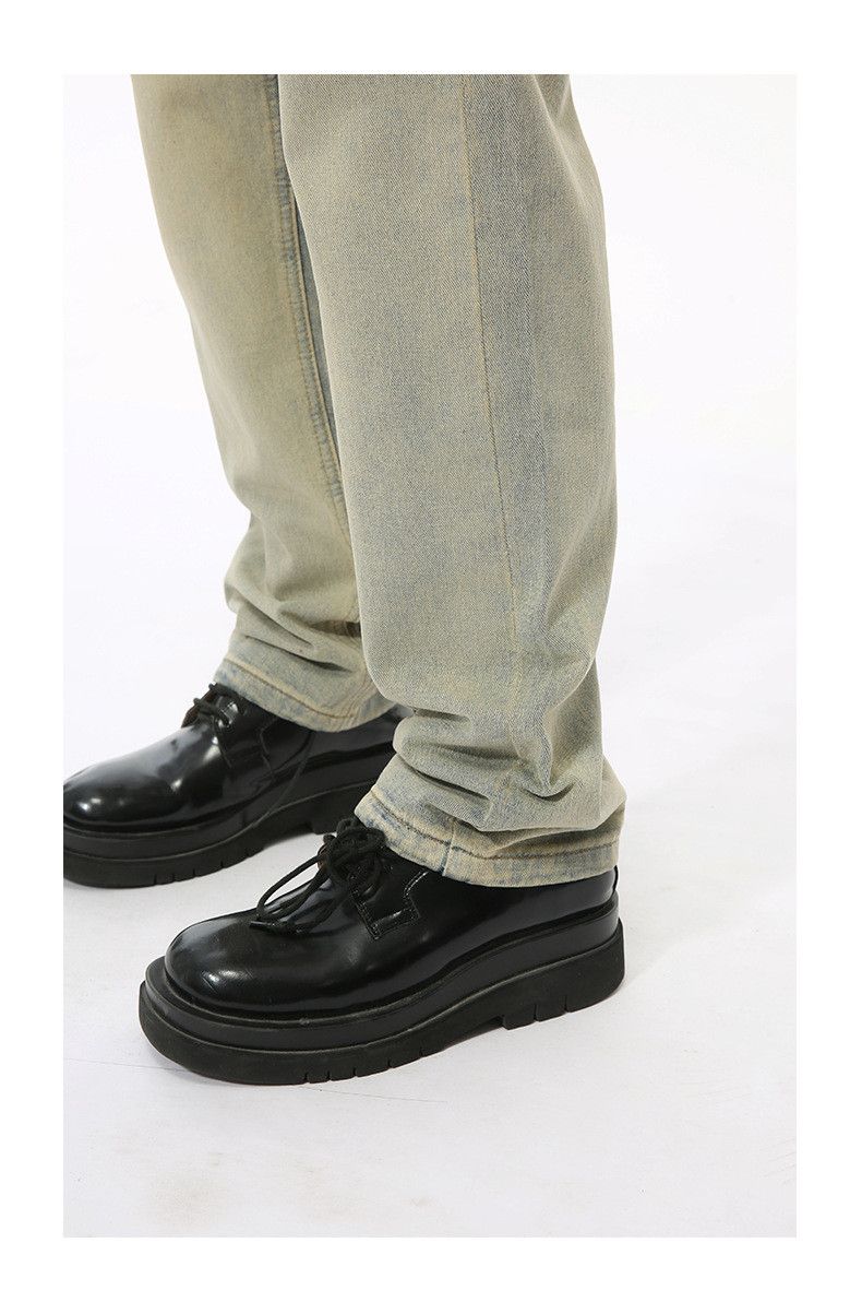 Japanese Brand × Jean Slim straight distressed washed jeans Size US 32 / EU 48 - 5 Thumbnail