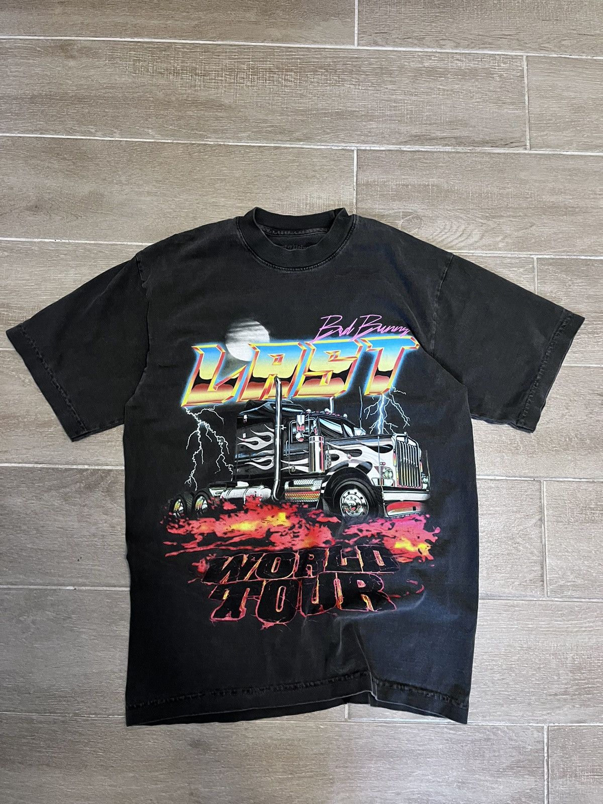 Band Tees × Vintage Bad Bunny tour tee Size US S / EU 44-46 / 1 - 2 Thumbnail