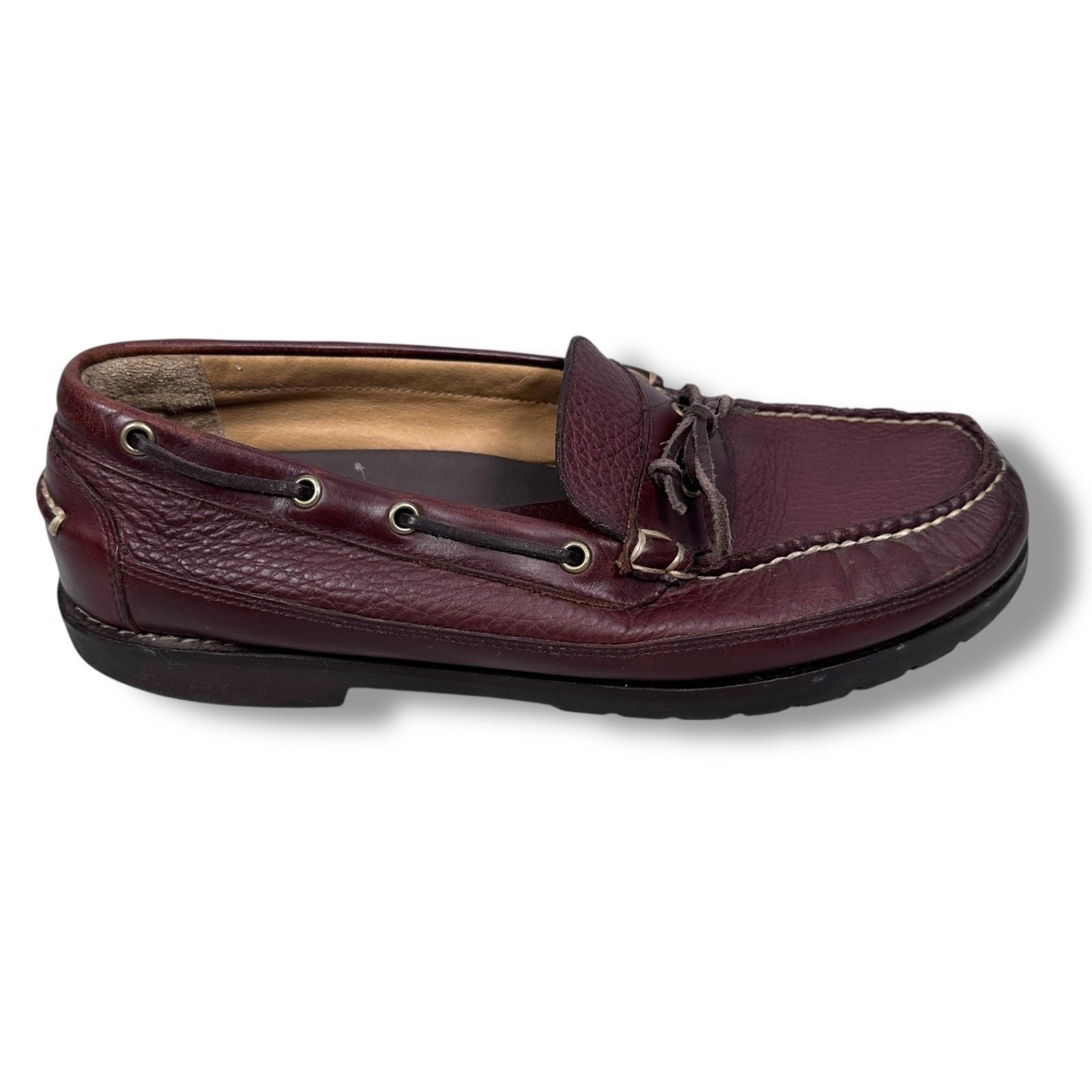 L.L. Bean LL Bean Allagash Bison Loafers Men’s 12 EE Wide Brown Shoes Size US 12 / EU 45 - 1 Thumbnail