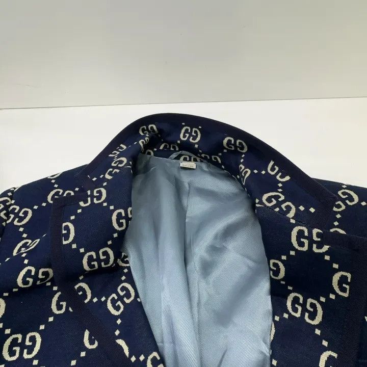 Gucci Gucci Gucci Vintage GG Jacquard Blazer for Men -2506 Size US L / EU 52-54 / 3 - 7 Thumbnail